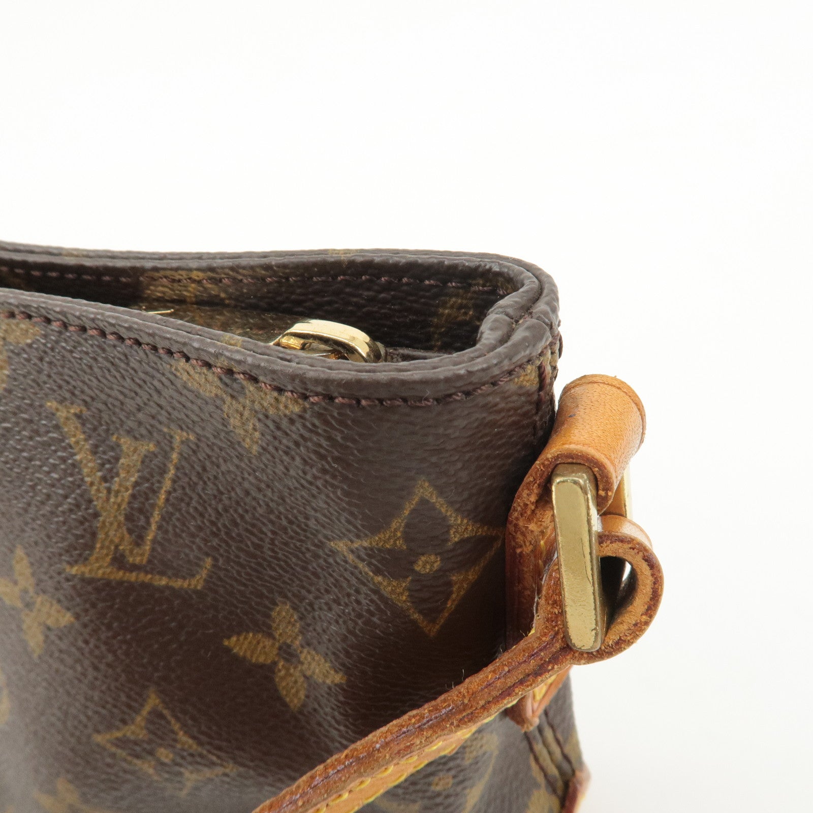 Louis Vuitton Monogram Trotteur Shoulder Bag Brown M51240 Used