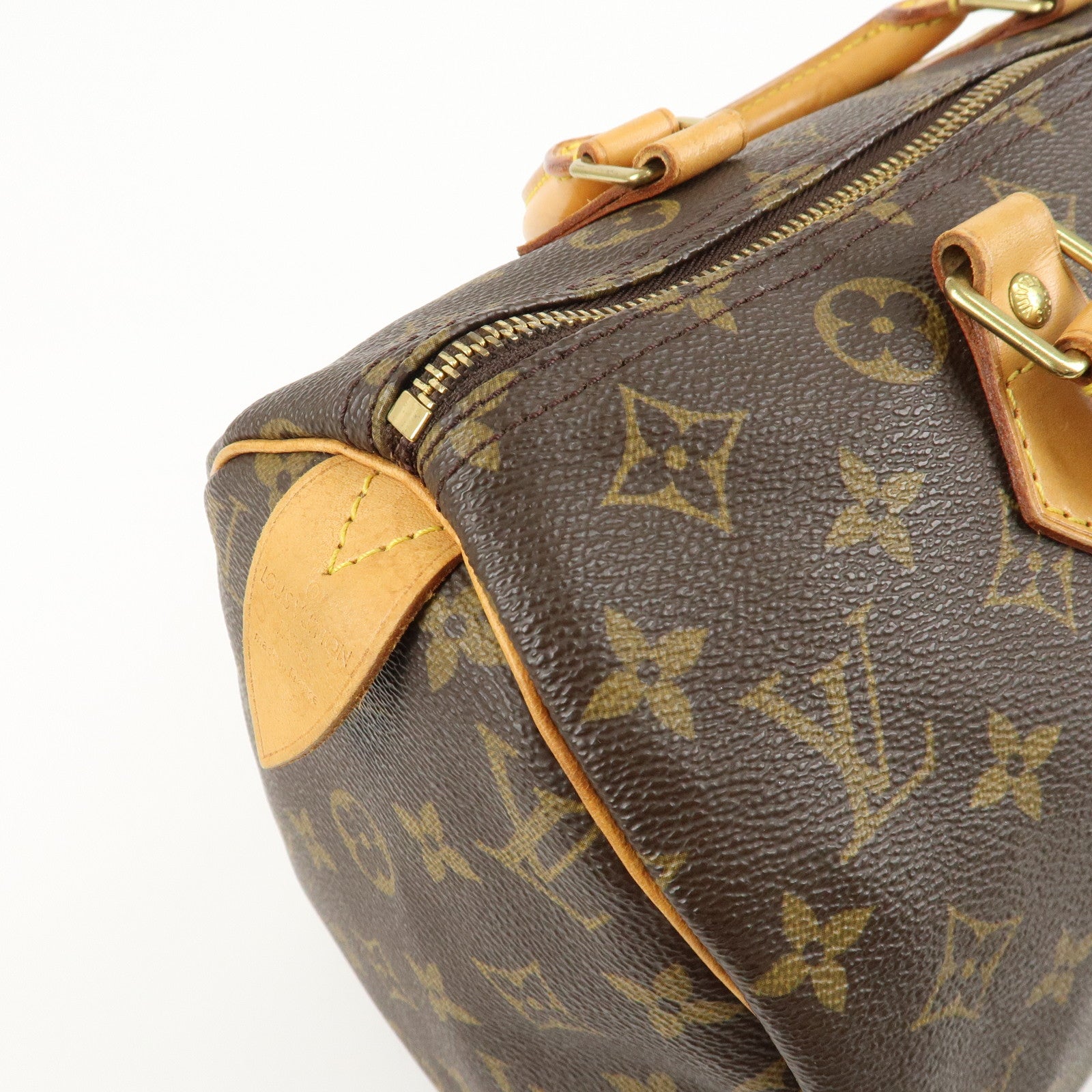 Louis Vuitton Monogram Speedy 30 Hand Bag Boston Bag M41526 Used