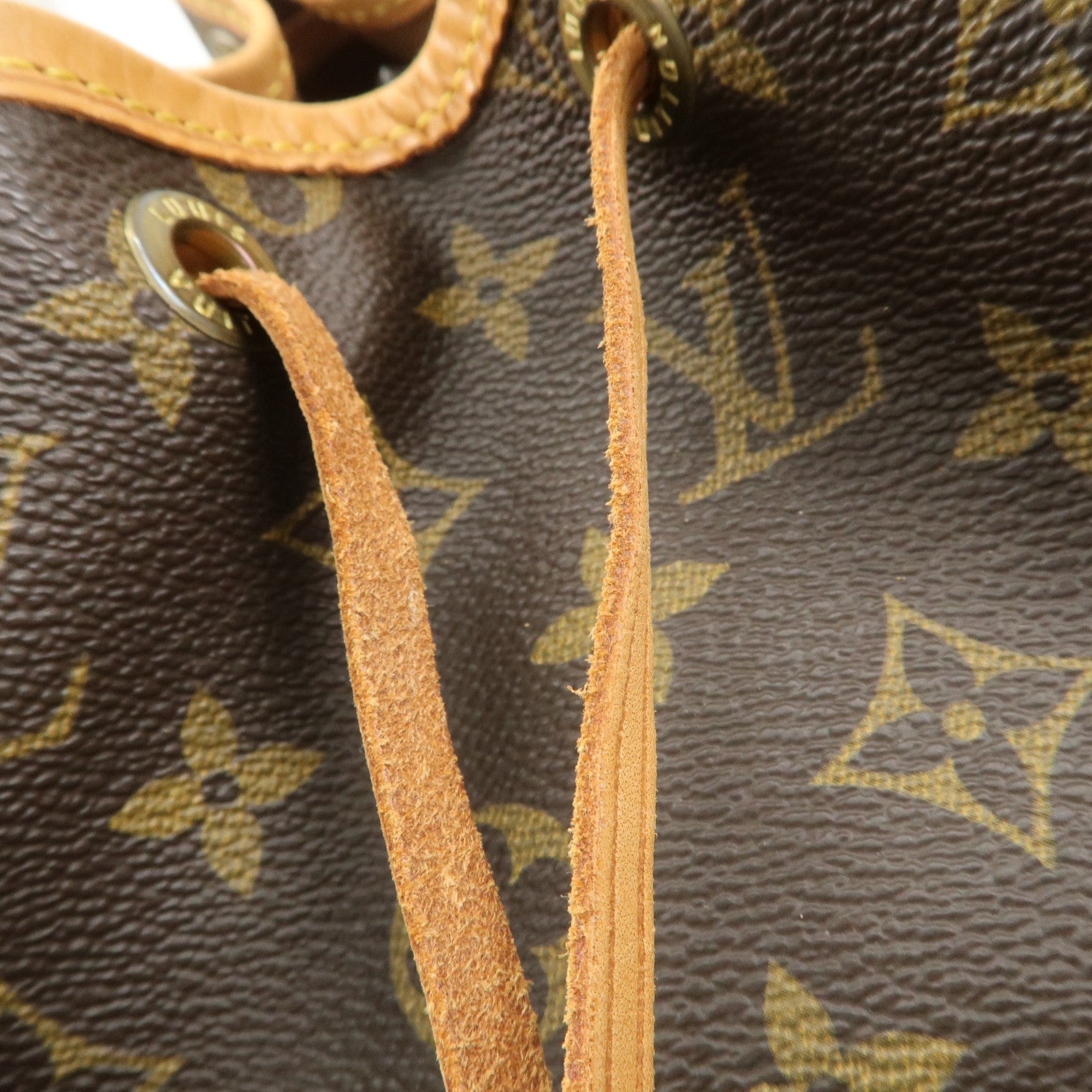 Louis Vuitton Monogram Noe Shoulder Bag Hand Bag Brown M42224 Used