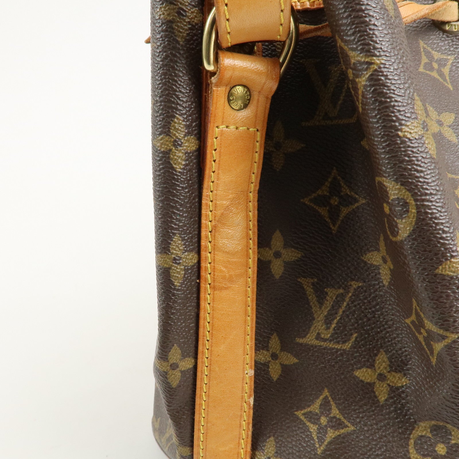 Louis Vuitton Monogram Petit Noe Shoulder Bag Brown M42226 Used