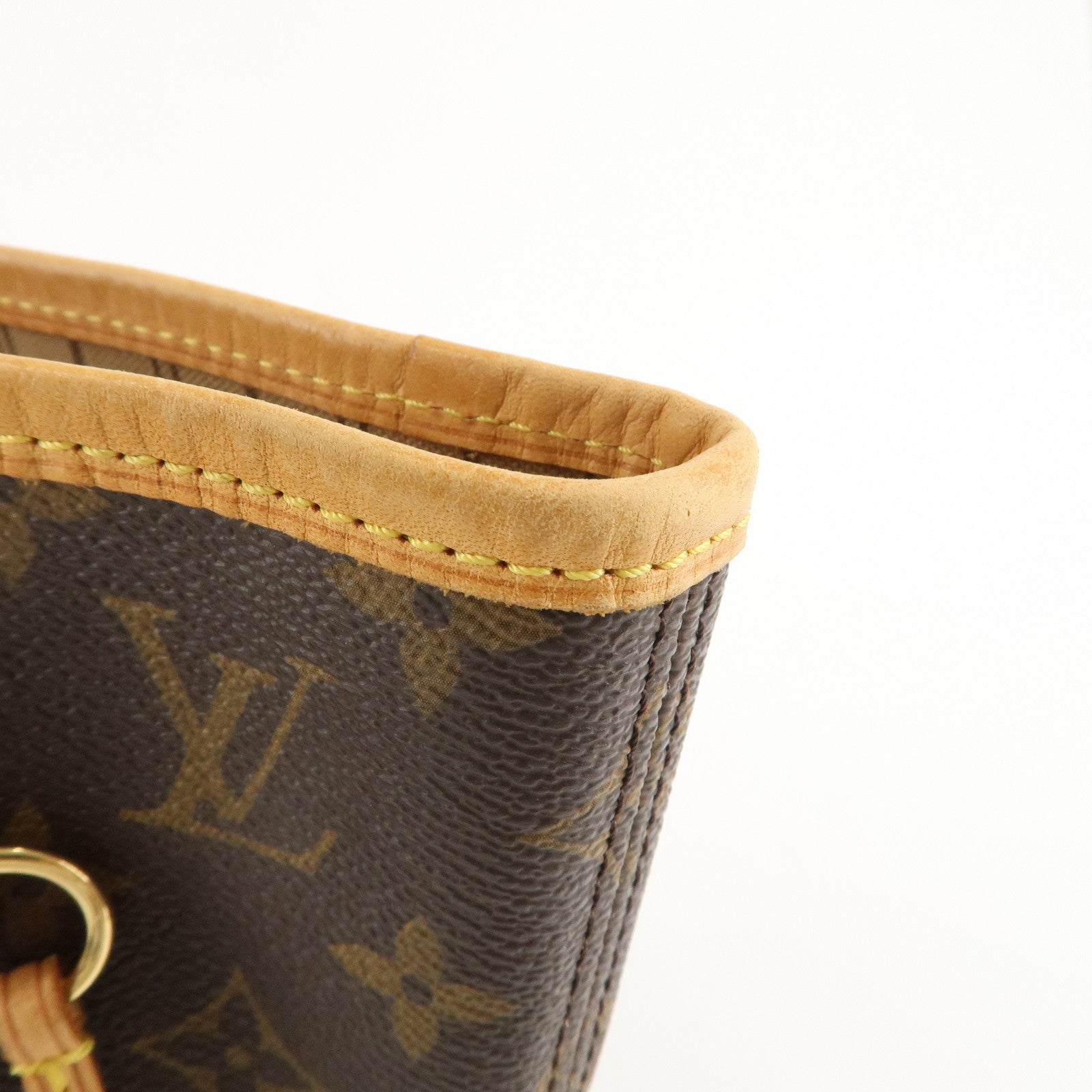 Louis Vuitton Monogram Neverfull MM Tote Bag Brown M40156