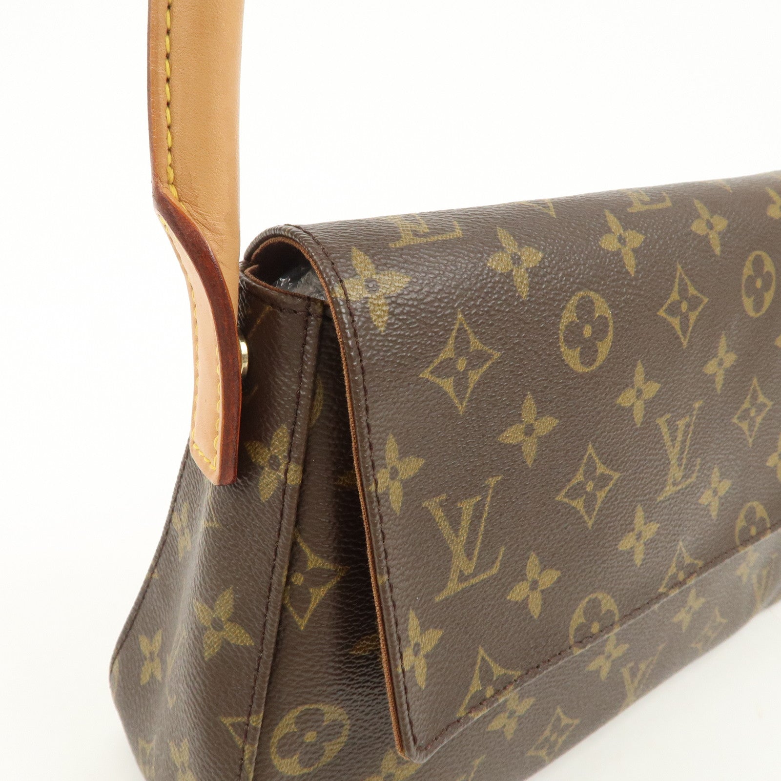 Louis Vuitton Monogram Mini Looping Shoulder Bag Hand Bag M51147 Used