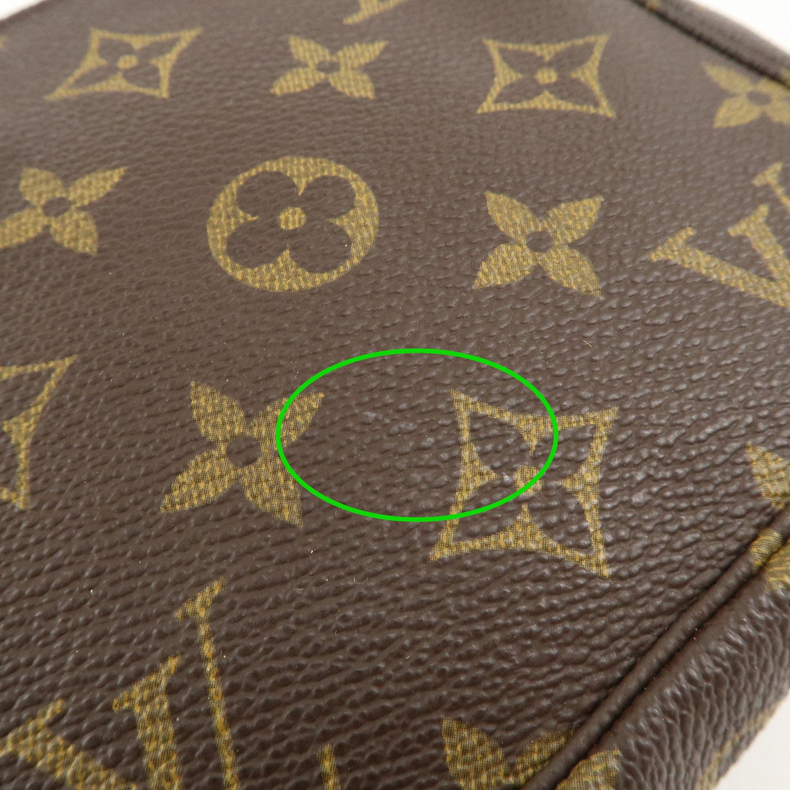 Louis Vuitton Monogram Pochette Accessoir Hand Bag Brown M51980