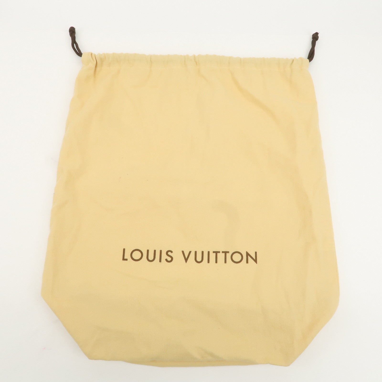 Louis Vuitton Set of 8 Dust Bag Storage Bag Drawstring Beige Used