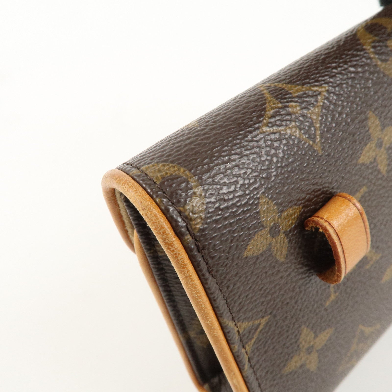 Louis Vuitton Monogram Pochette Florentine Waist Bag Belt XS M51855