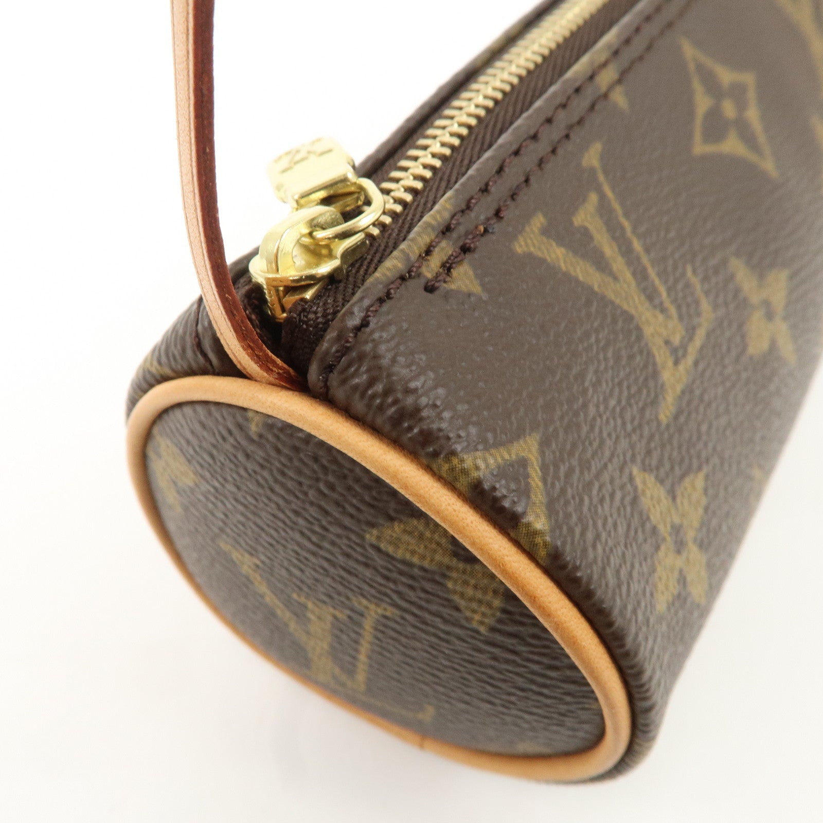 Louis Vuitton Monogram Papillon 30 Hand Bag Brown M51385 Used