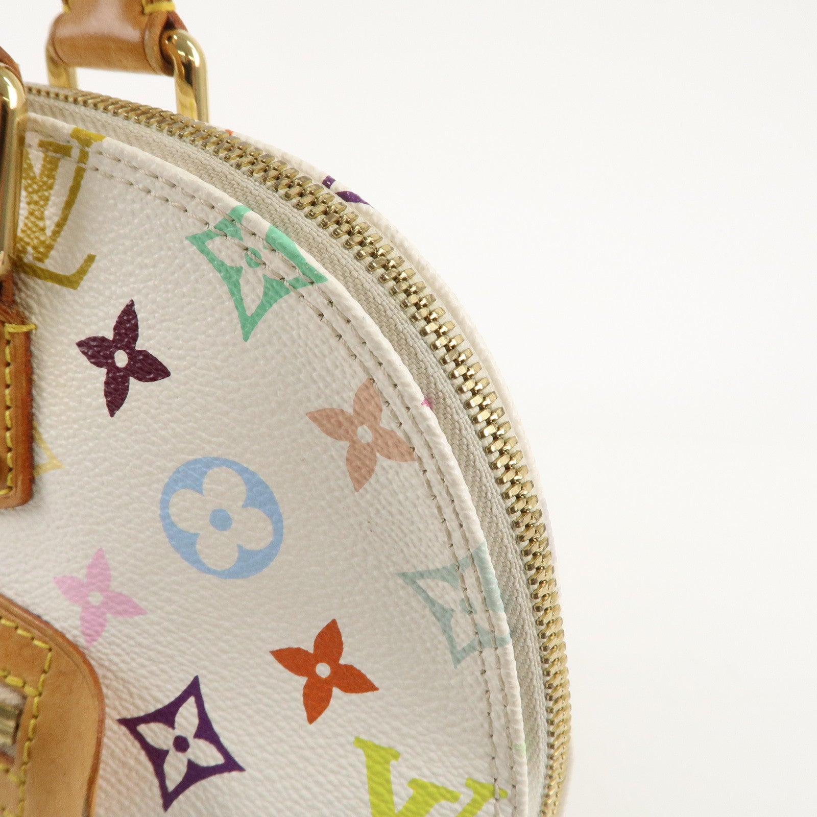 Louis Vuitton Monogram Multi Color Alma PM Hand Bag Blanc M92647