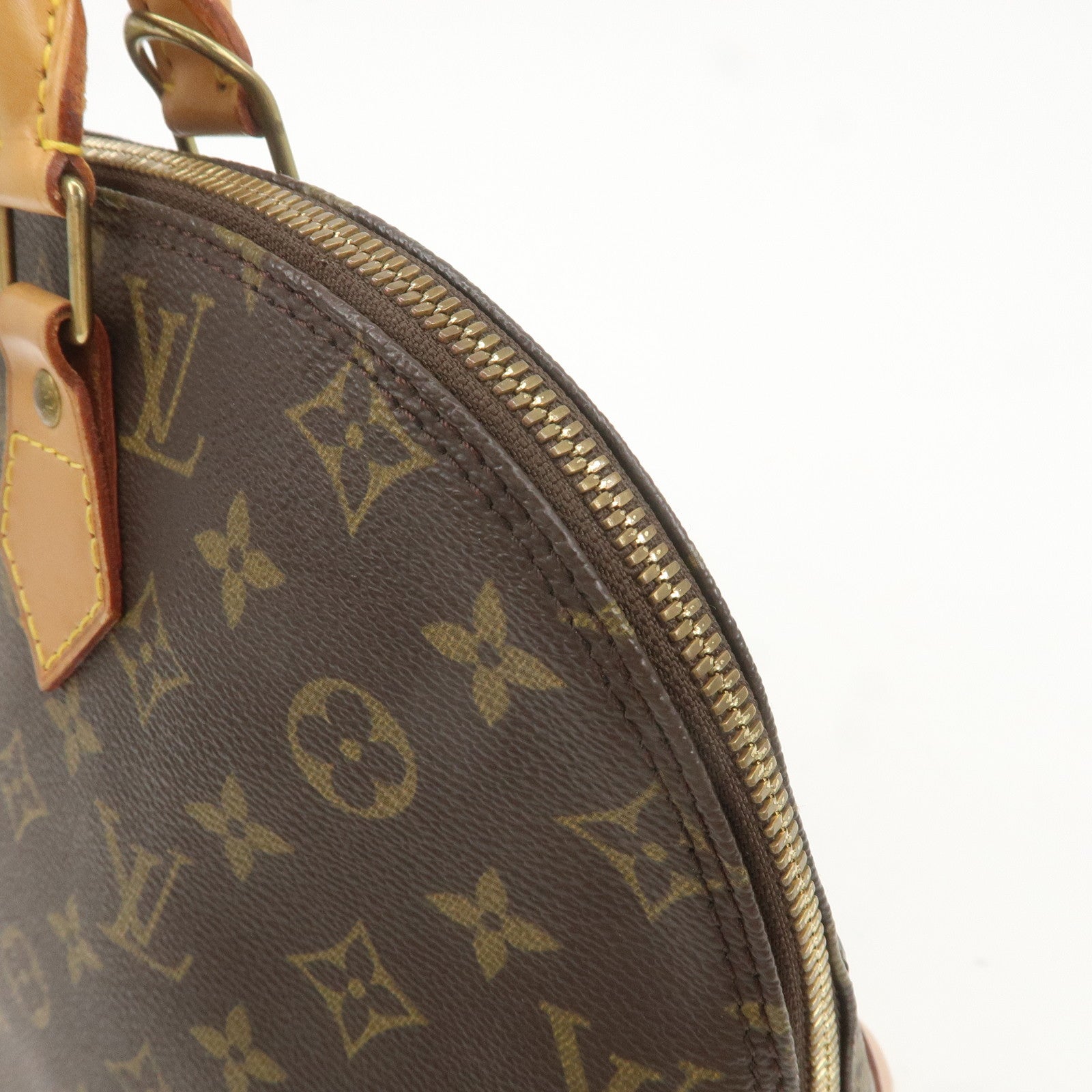 Louis Vuitton Monogram Alma Hand Bag Brown M51130