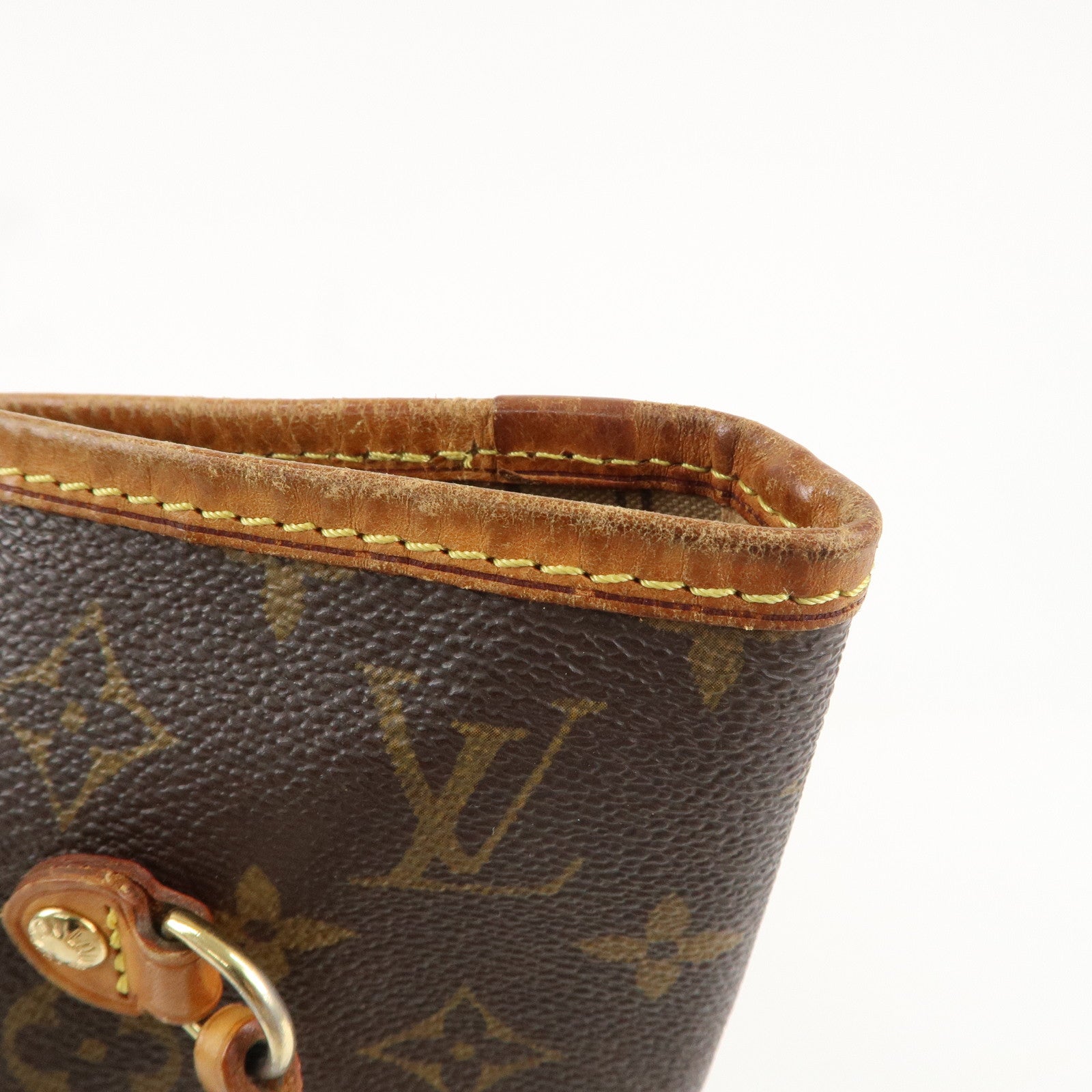 Louis Vuitton Monogram Neverfull MM Tote Bag Brown M40156