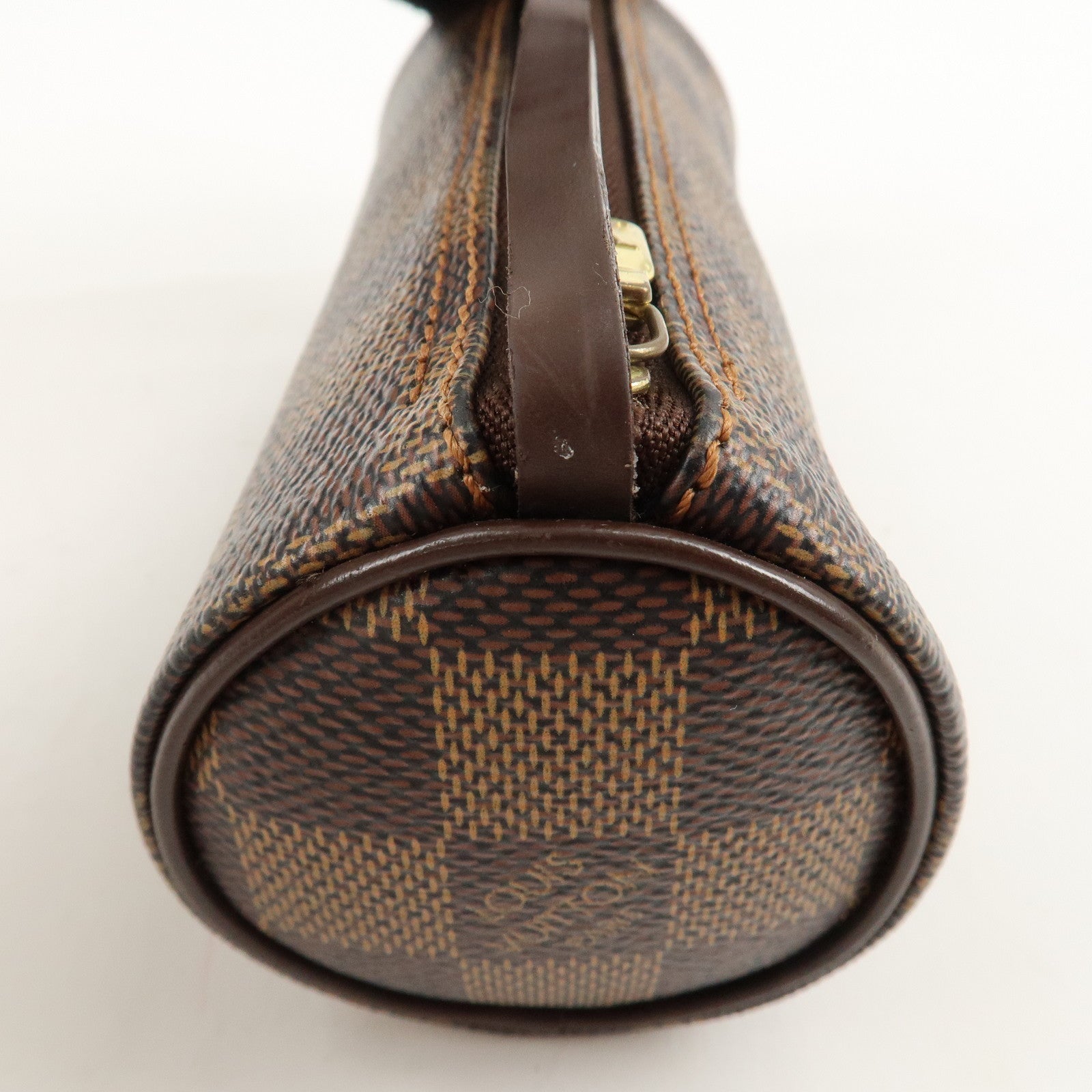 Louis Vuitton Damier Ebene Pouch For Papillon Bag Brown Used