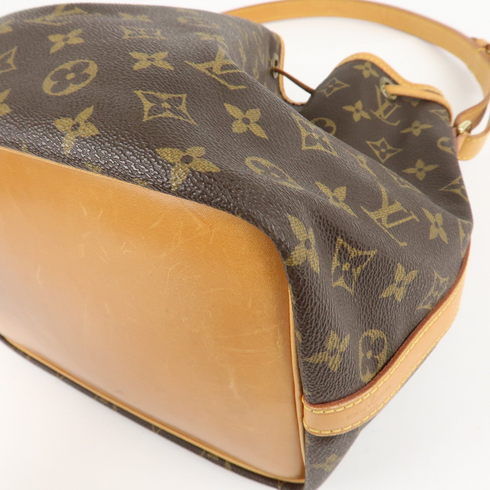 Louis Vuitton Monogram Petit Noe Shoulder Bag Brown M42226 Used