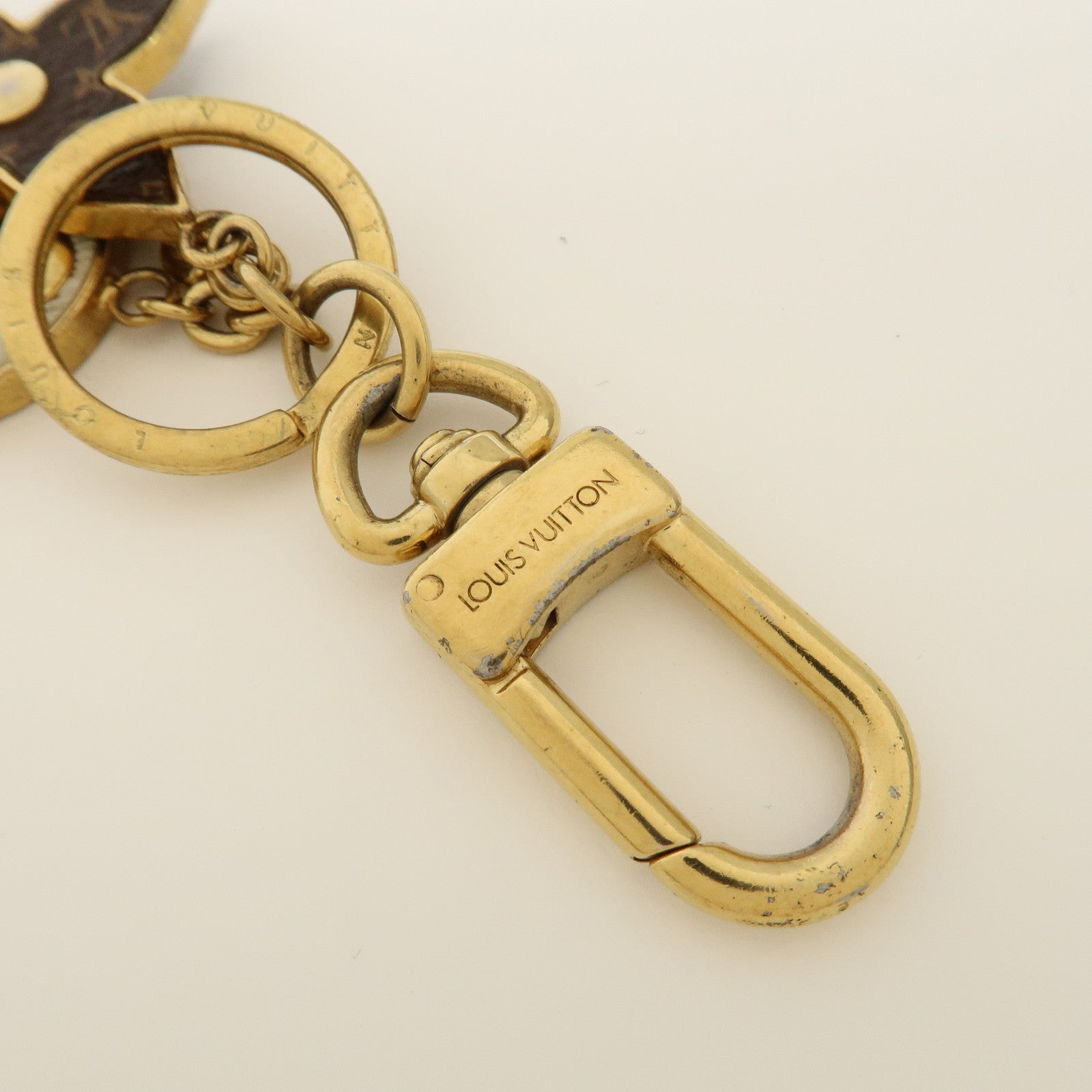 Louis Vuitton Porte Cles Spring Street Bag Charm Gold M69008 Used