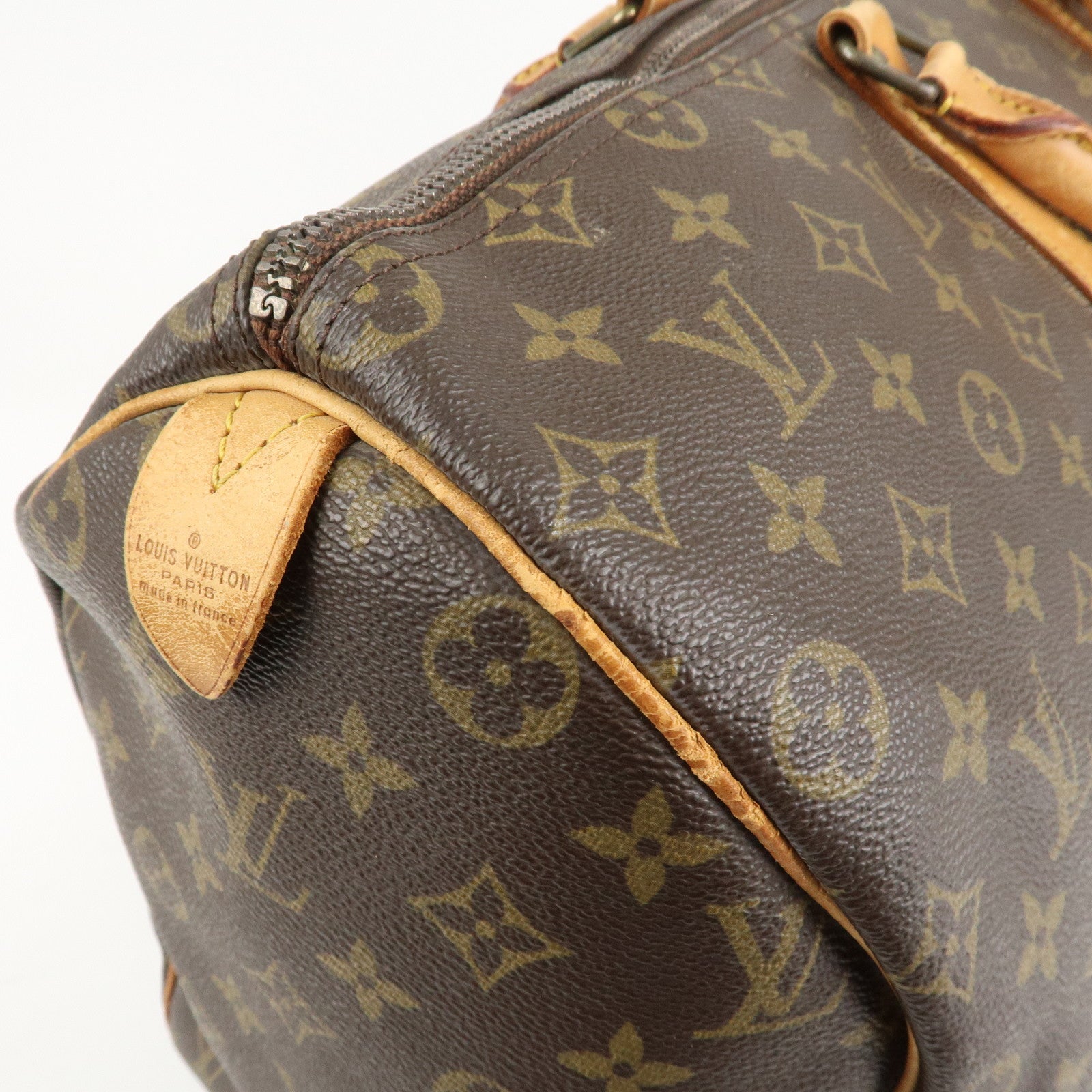 Louis Vuitton Monogram Keep All 50 Boston Bag Brown M41426 Used