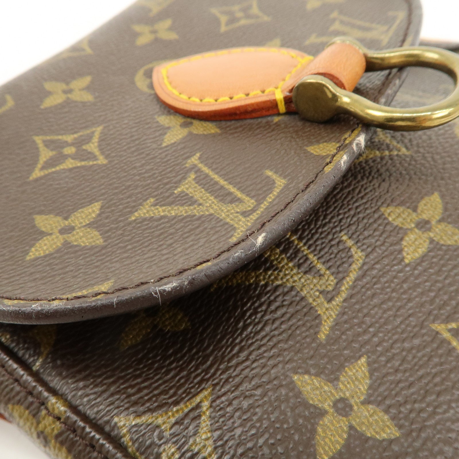 Louis Vuitton Monogram Saint Cloud PM Shoulder Bag Brown M51242