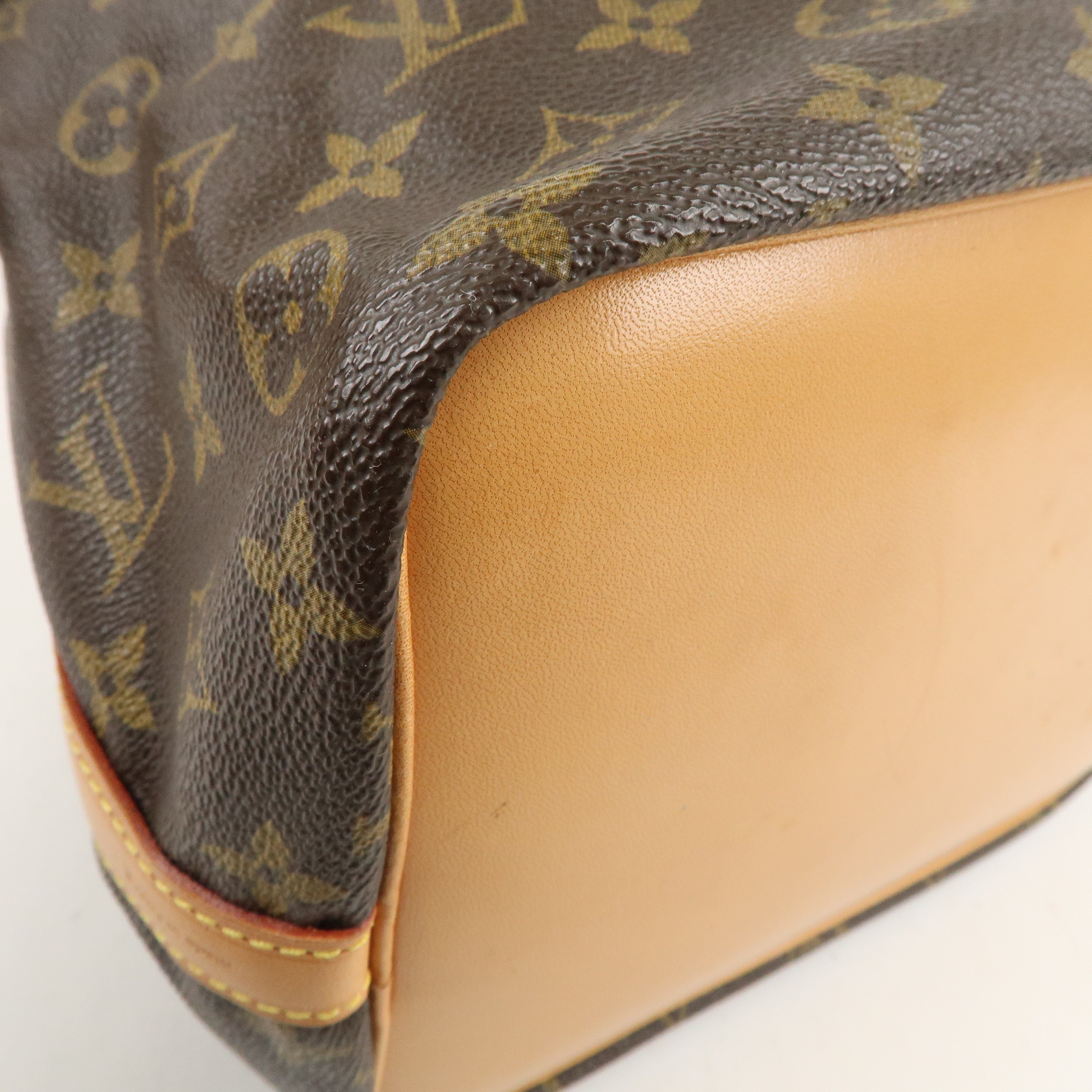 Louis Vuitton Monogram Petit Noe Shoulder Bag Brown M42226