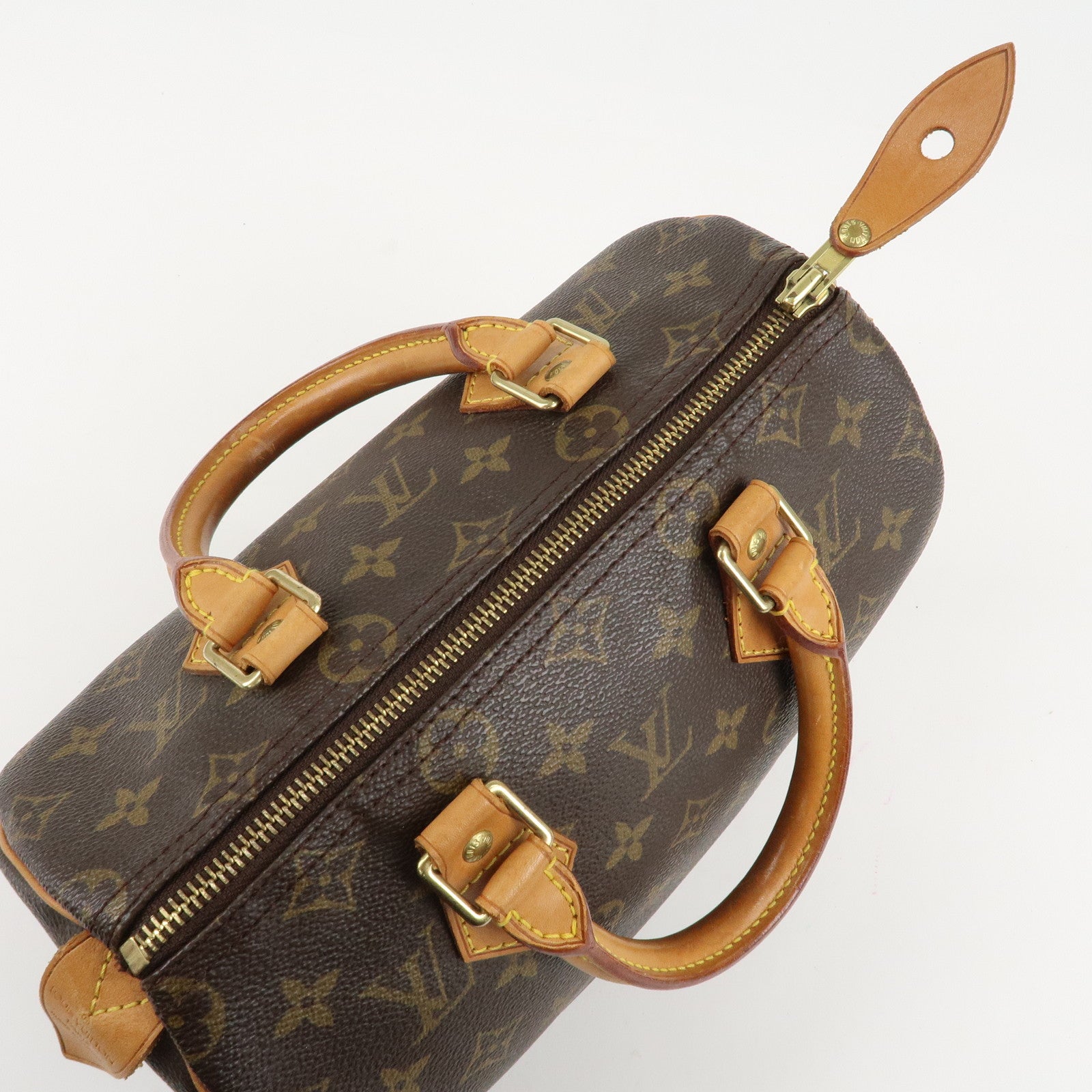 Louis Vuitton Monogram Speedy 25 Hand Bag Boston Bag M41528 Used