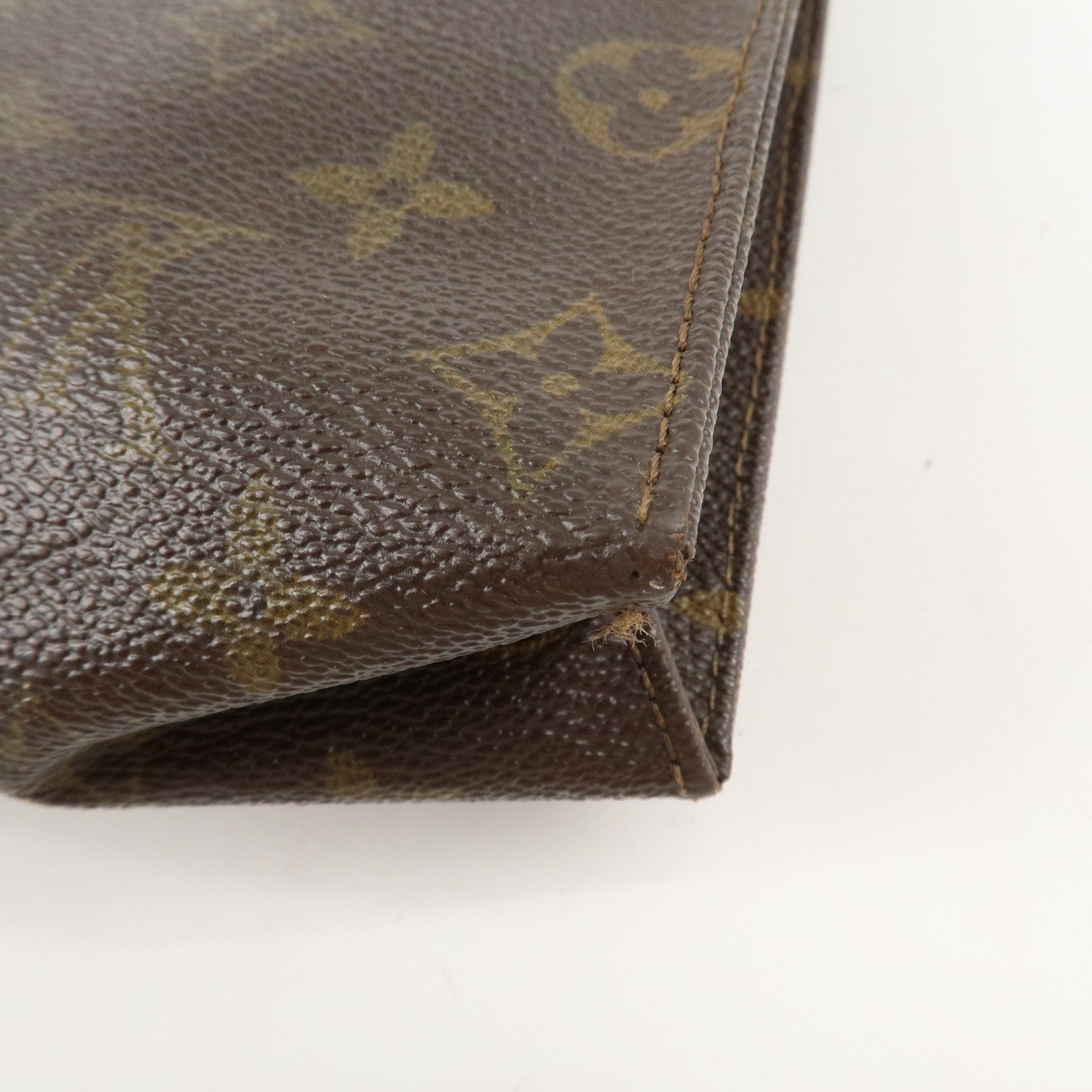 Louis Vuitton Monogram Set of 2 Pochette Pouch Brown M47542 M51935 Used