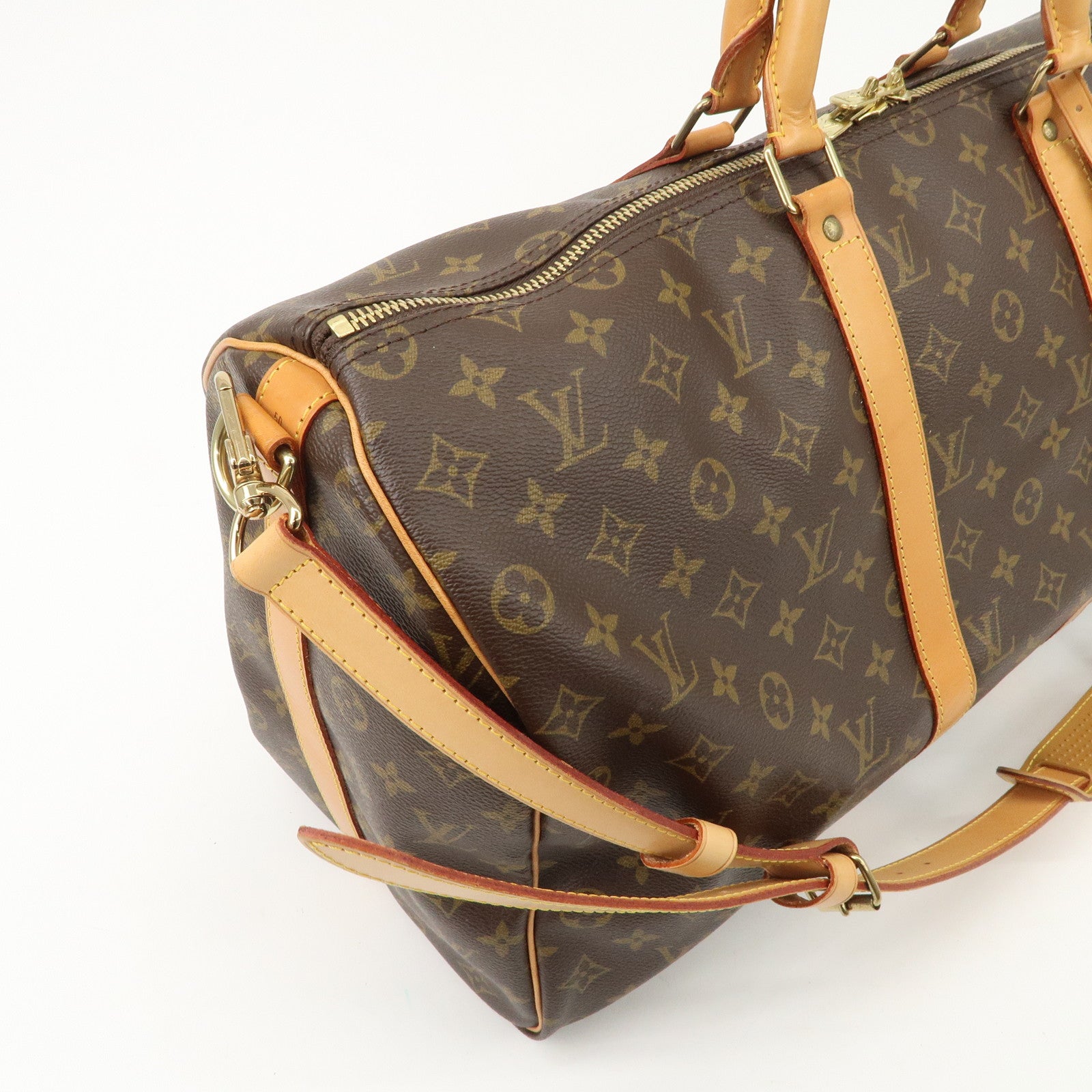 Louis Vuitton Monogram Keep All Bandouliere 50 Boston Bag M41416 Used