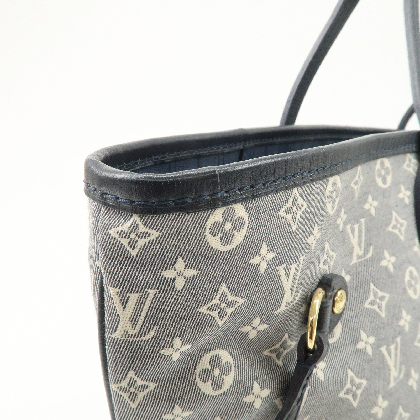 Louis Vuitton Monogram Idylle Neverfull MM Tote Bag Encre M40514 Used