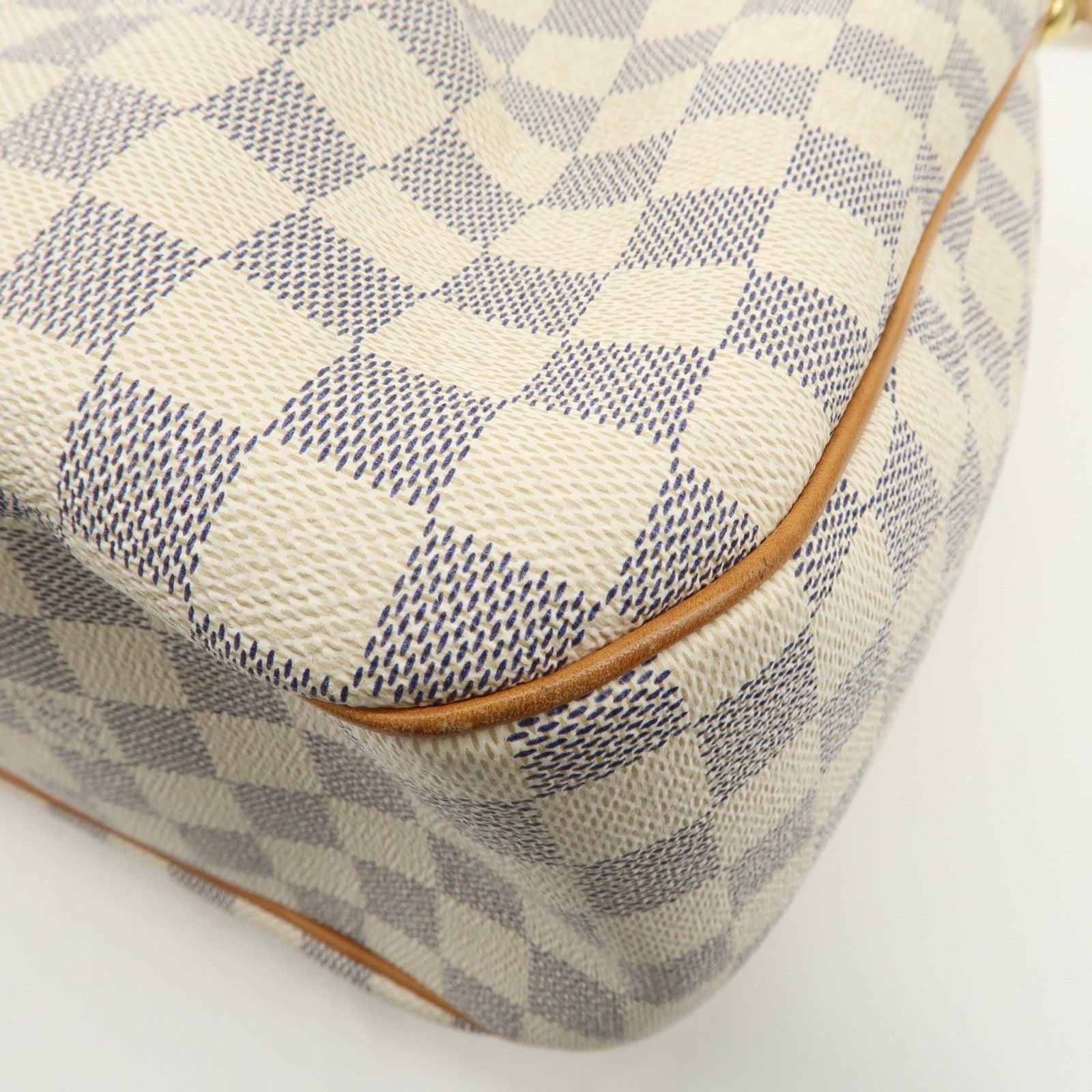 Louis Vuitton Damier Azur Siracusa PM Shoulder Bag M41113 Used