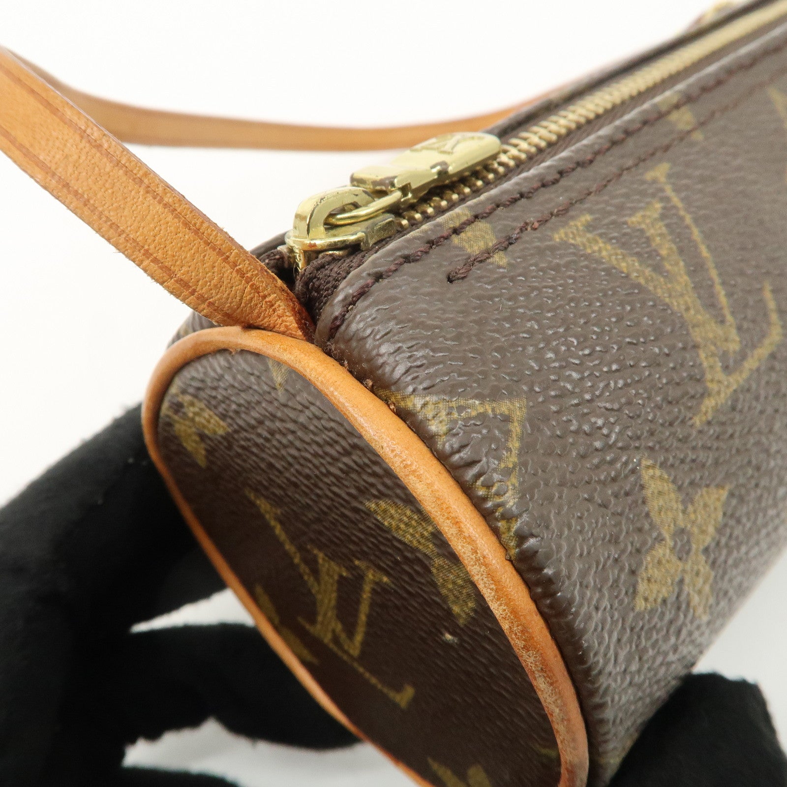 Louis Vuitton Monogram Mini Pouch for Papillon Bag Brown Used