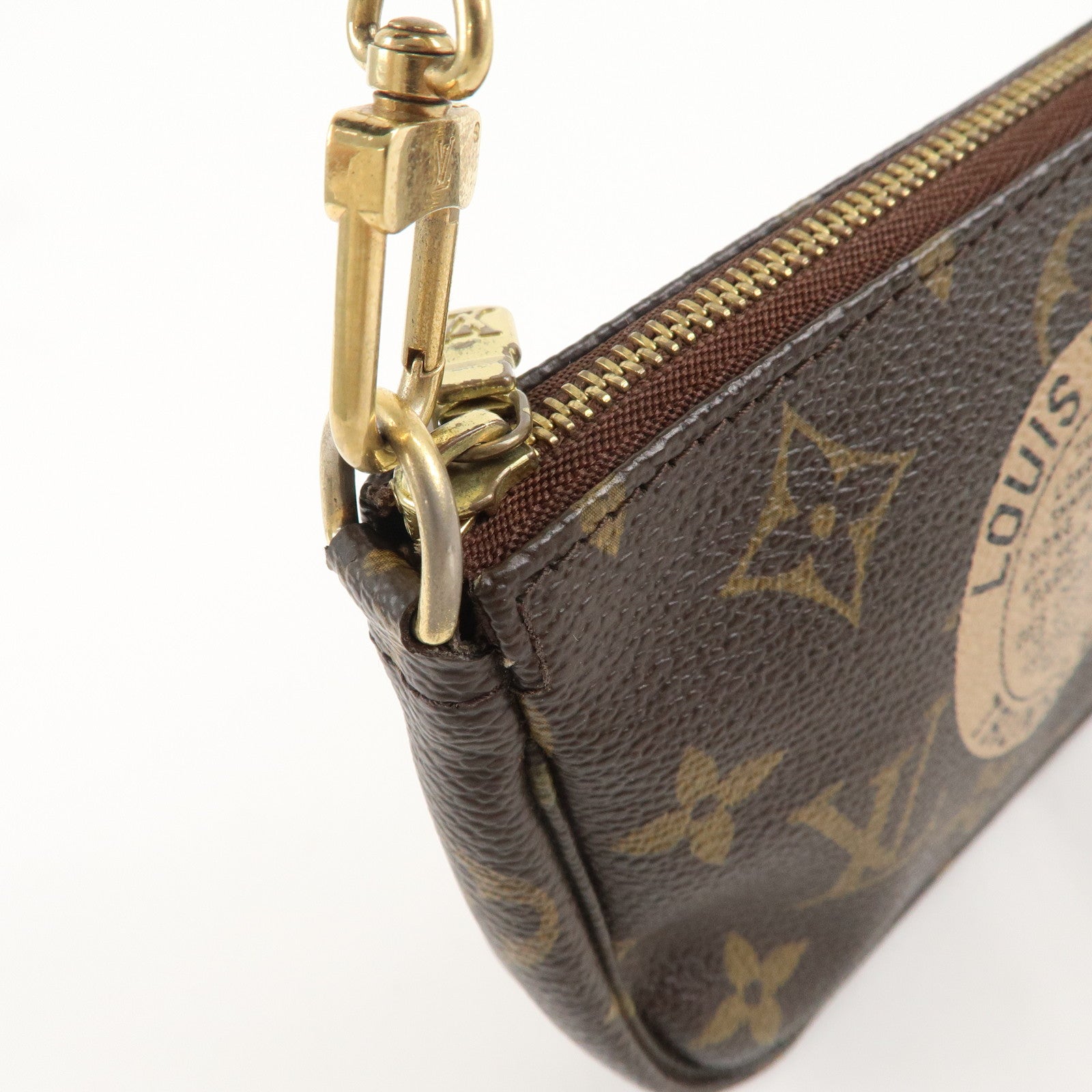 Louis Vuitton Monogram T&B Mini Pochette Accessoires Pouch M60153