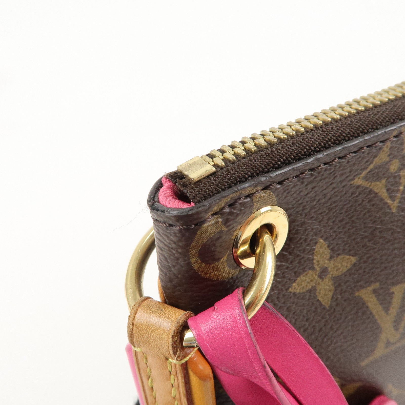 Louis Vuitton Monogram Lorette Shoulder Bag Hot Pink M44053