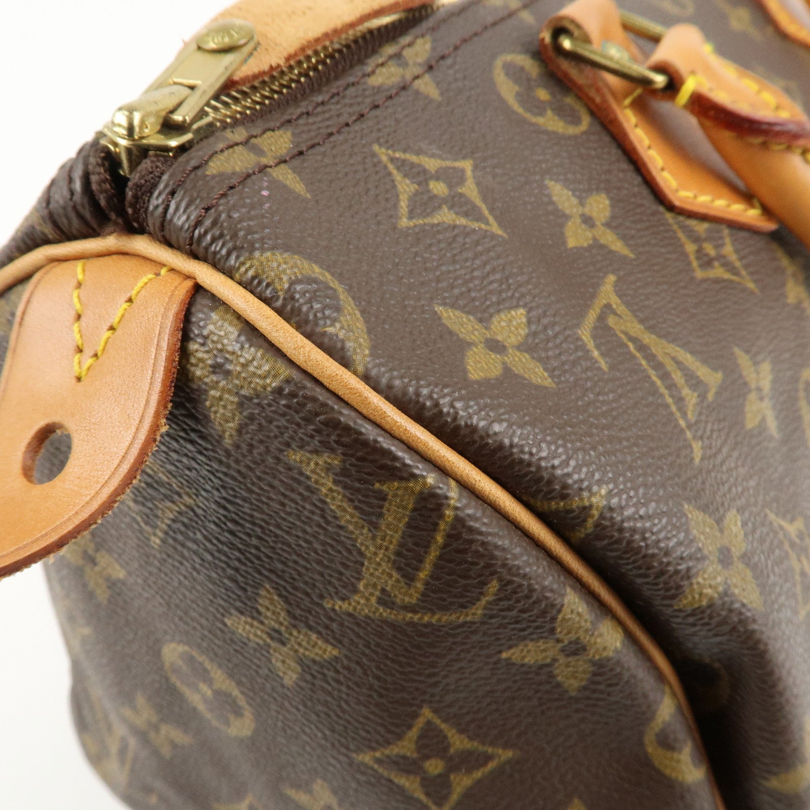 Louis Vuitton Monogram Speedy 30 Hand Bag Boston Bag M41526 Used