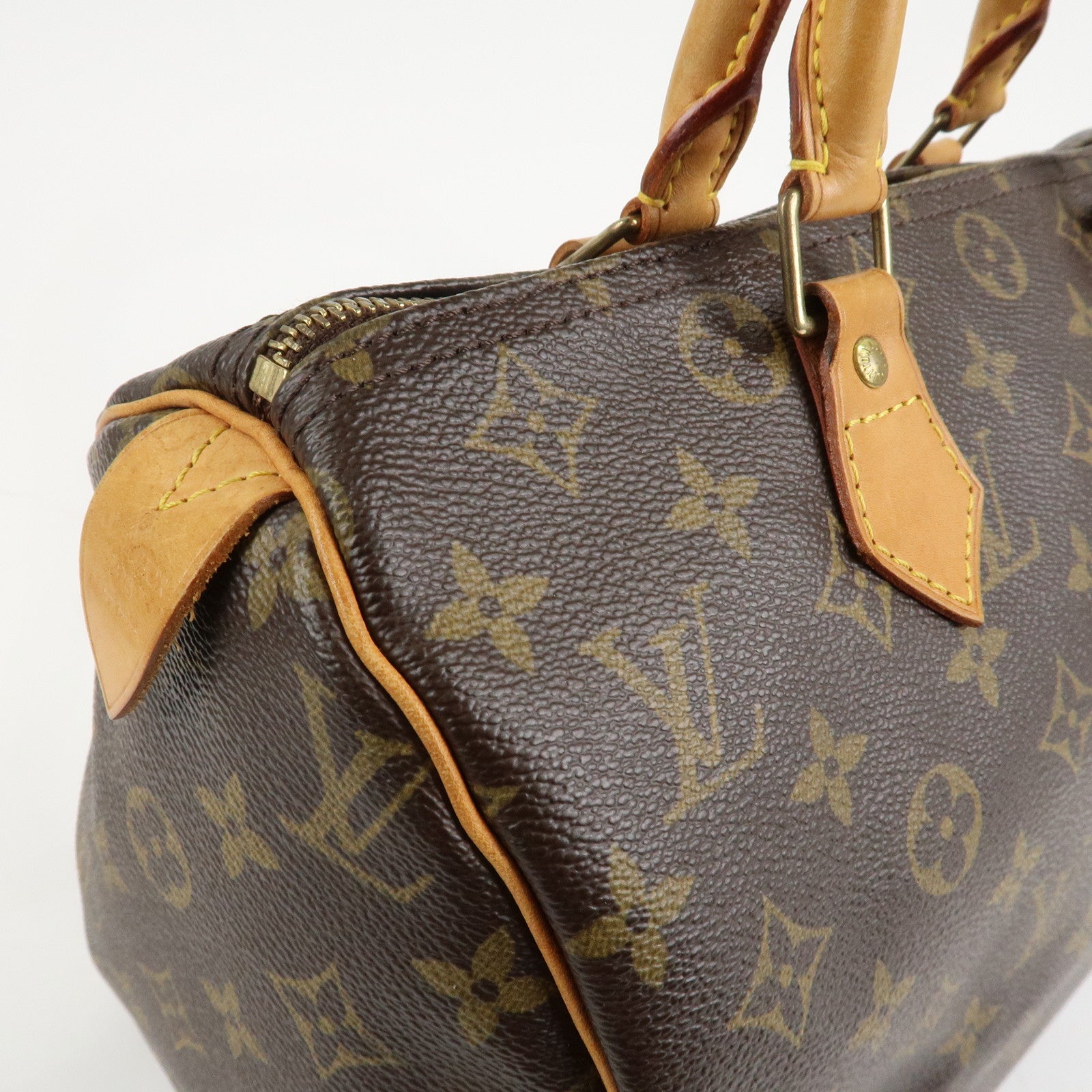 Louis Vuitton Monogram Speedy 30 Hand Bag Boston Bag M41526 Used