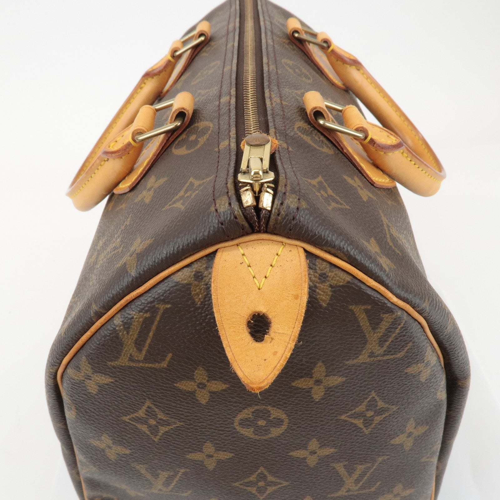 Louis Vuitton Monogram Speedy 30 Hand Bag Boston Bag M41526 Used