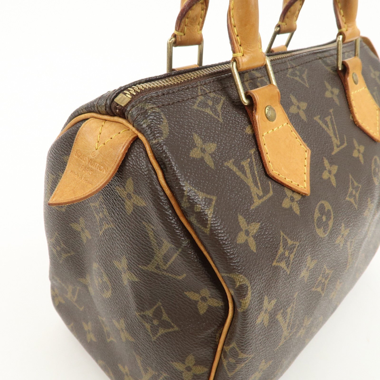 Louis Vuitton Monogram Speedy 25 Hand Bag Boston Bag M41528 Used