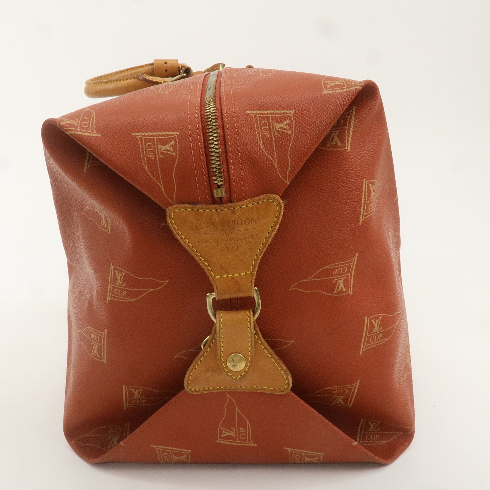 Louis Vuitton LV Cup Kabul Coating Canvas Boston Bag M80020