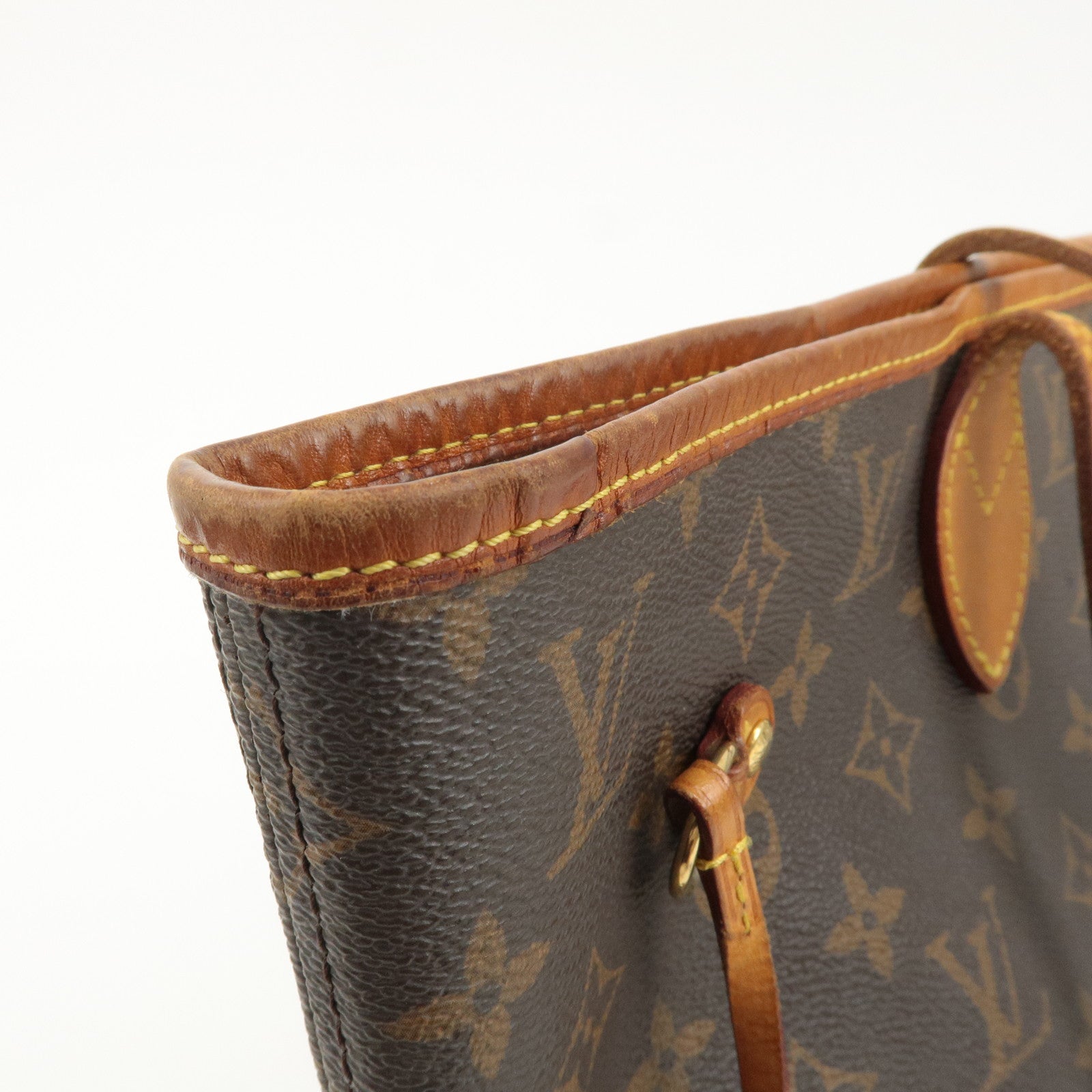 Louis Vuitton Monogram Neverfull MM Tote Bag Brown M40156