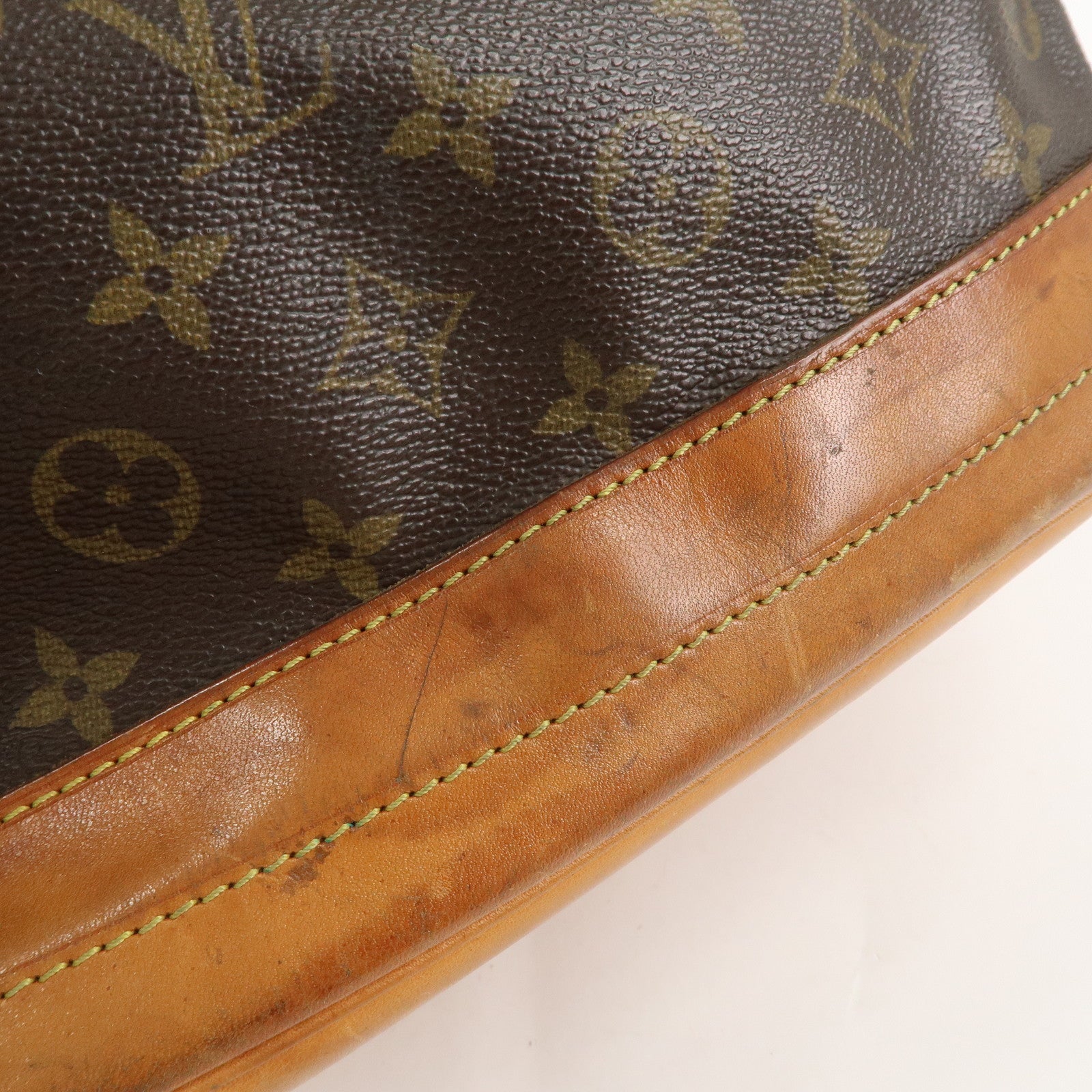 Louis Vuitton Monogram Noe Shoulder Bag Hand Bag Brown M42224