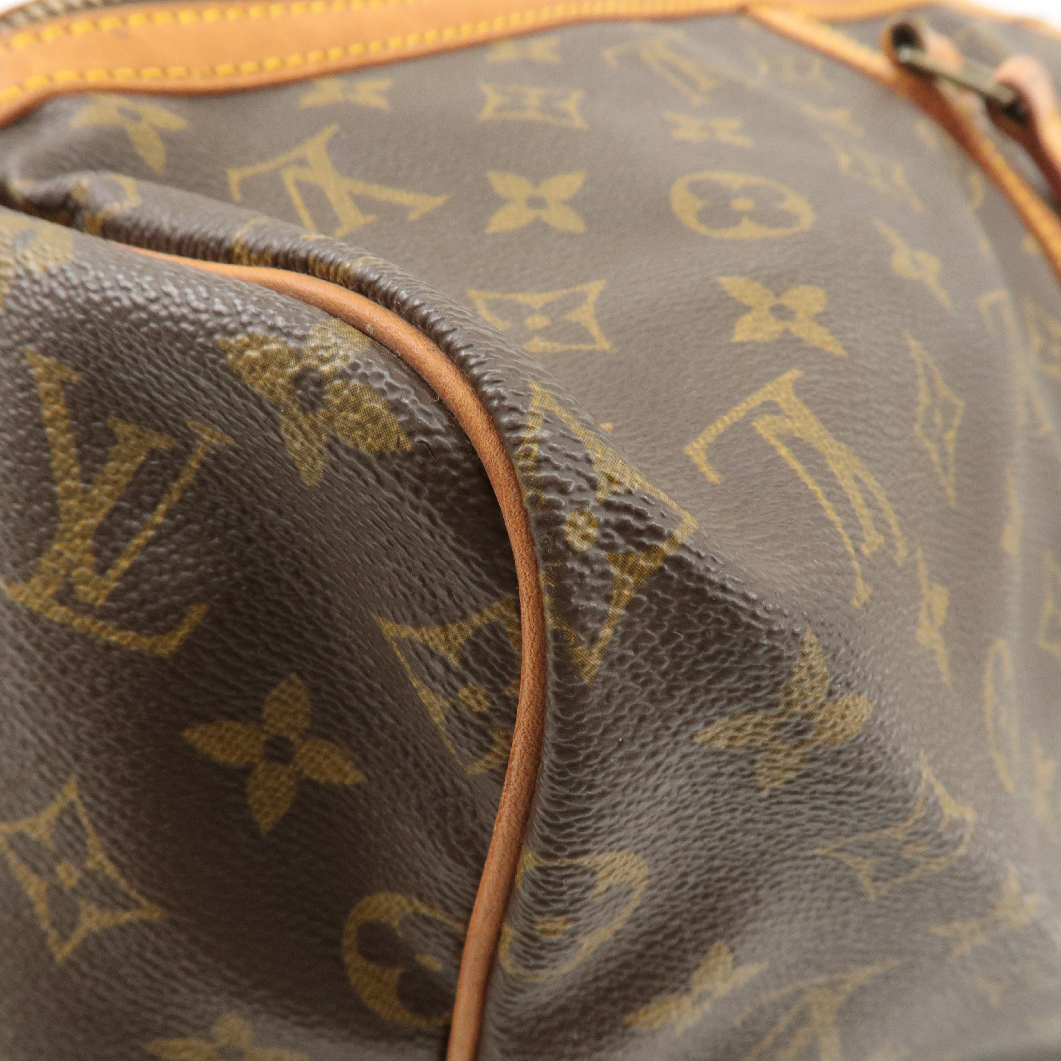 Louis Vuitton Monogram Sac Souple 55 Boston Bag Brown M41622