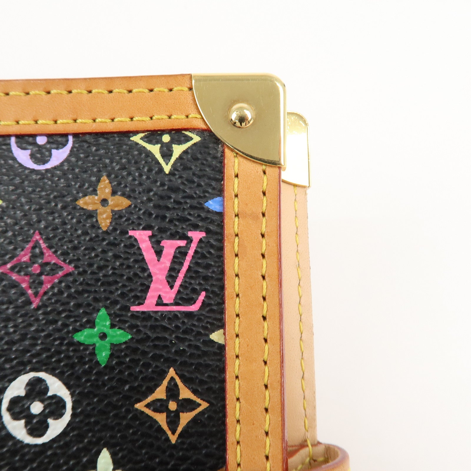 Louis Vuitton Monogram Multi Color Agenda PM Planner Cover R20895 Used