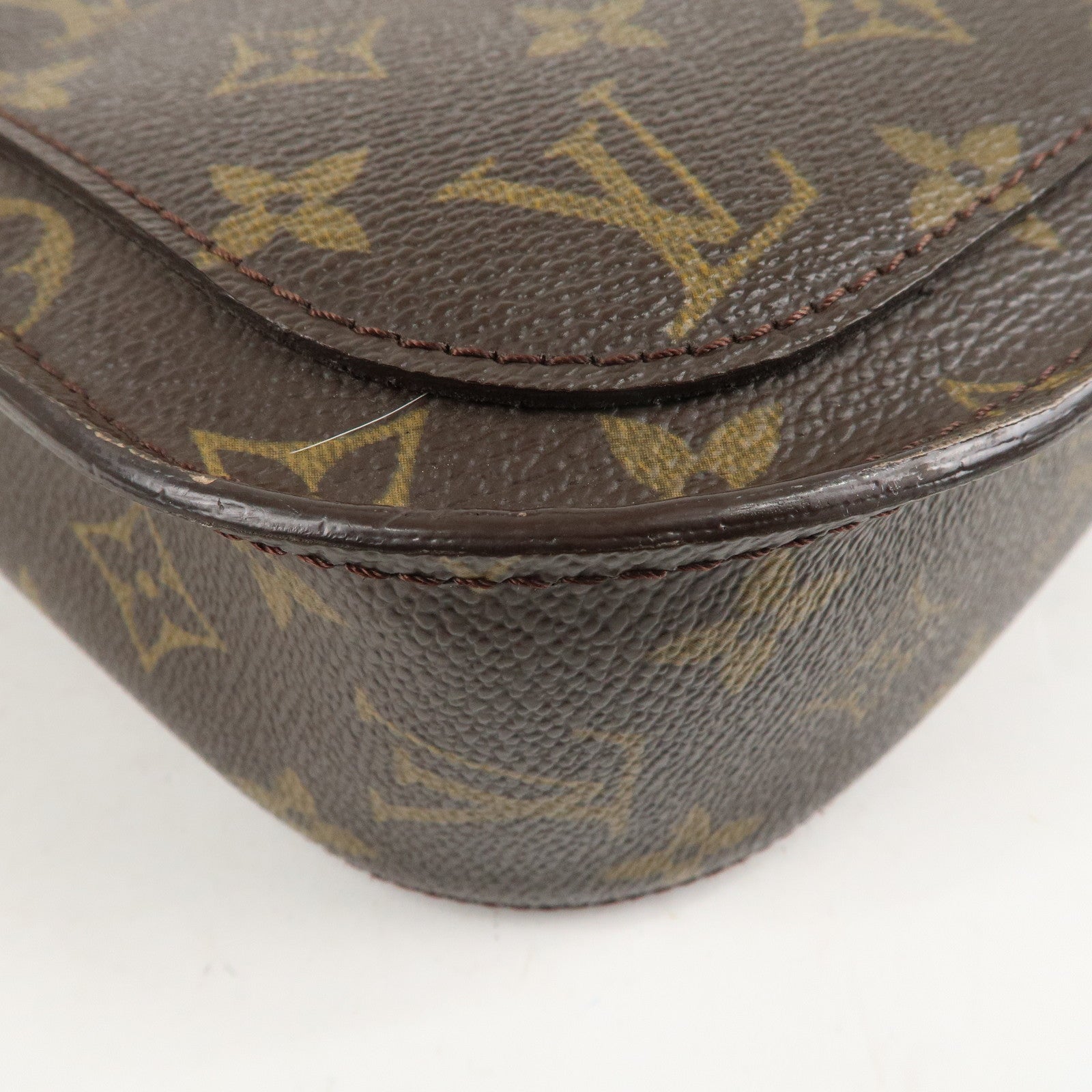 Louis Vuitton Monogram Saint Cloud GM Shoulder Bag Brown M51242