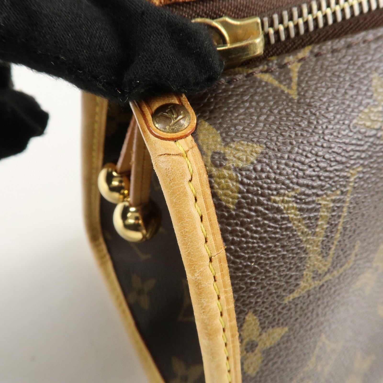 Louis Vuitton Monogram Popincourt Hand Bag Brown M40009 Used