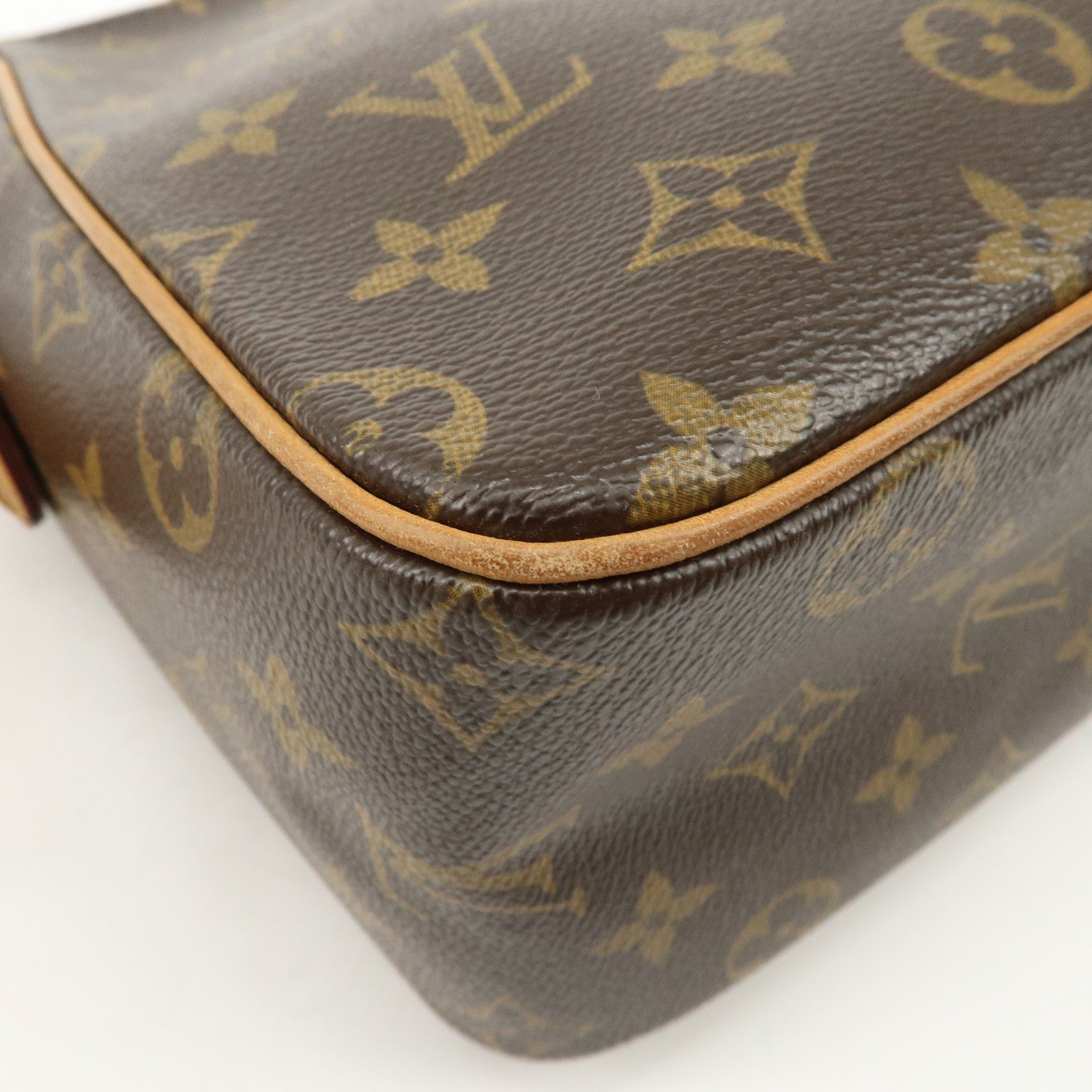 Louis Vuitton Monogram Viva Cite GM Shoulder Bag FA Engraved M51163Used F/S