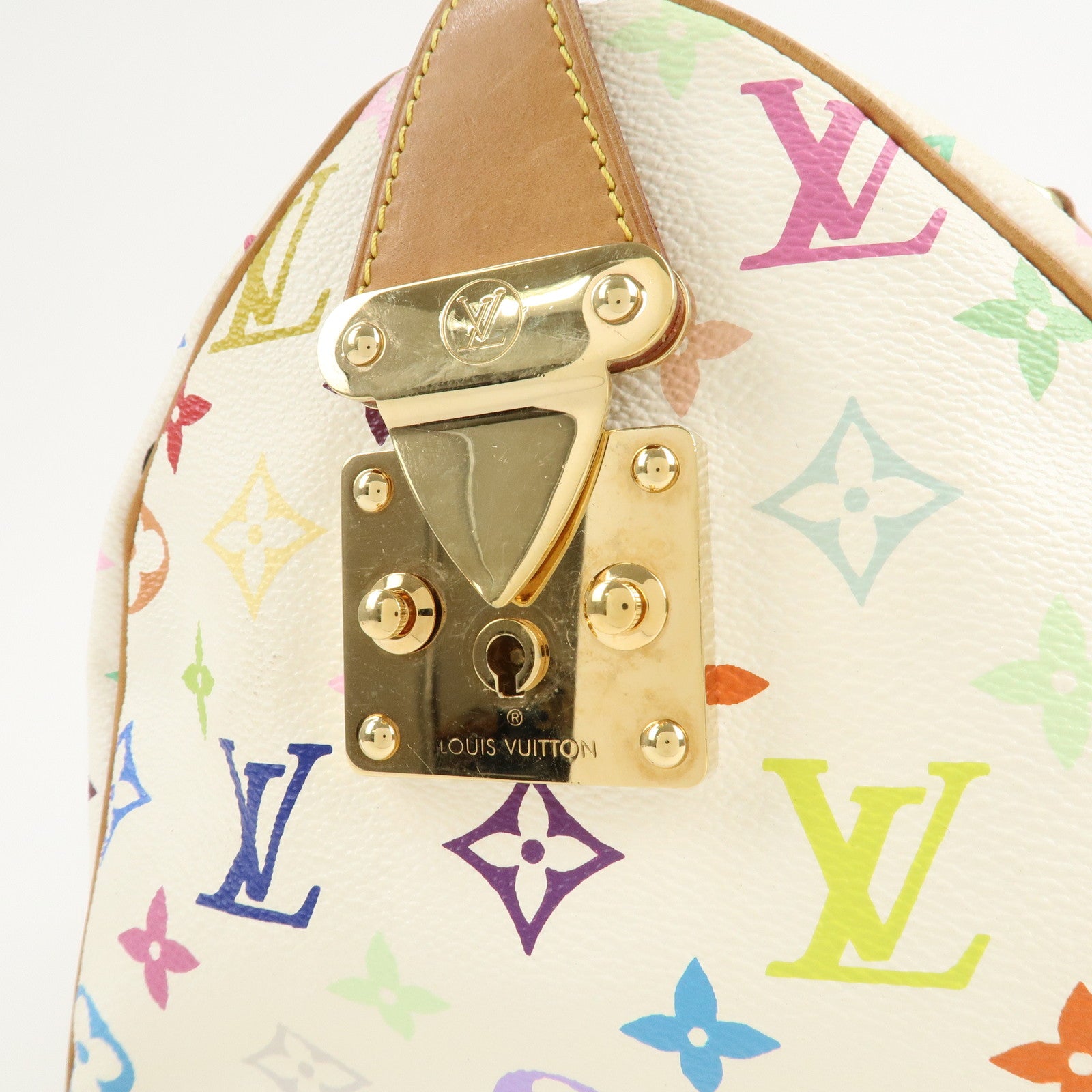 Louis Vuitton Monogram Multicolor Speedy 30 Hand Bag M92643 Used