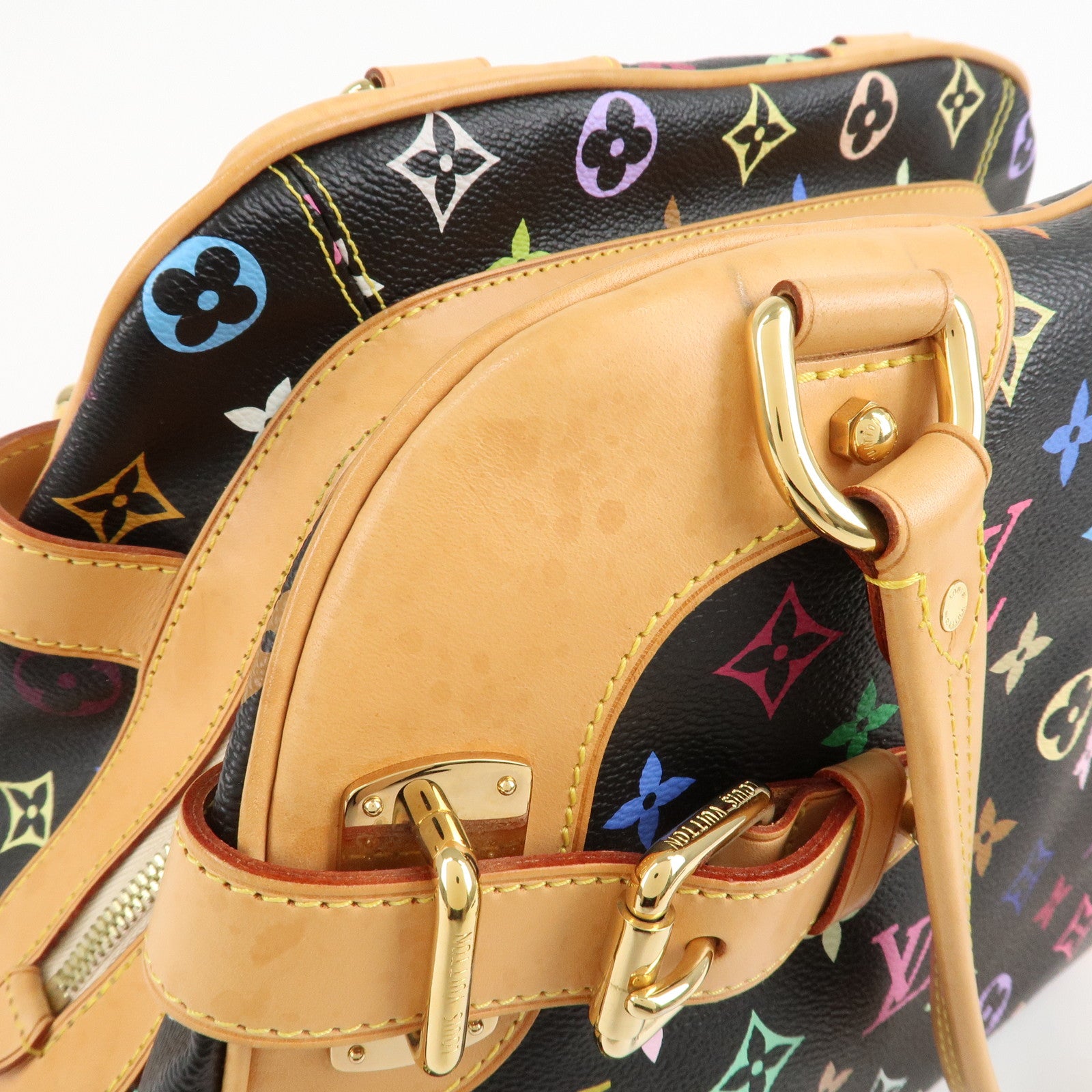 Louis Vuitton Monogram Multicolor Claudia Hand Bag M40194 Used