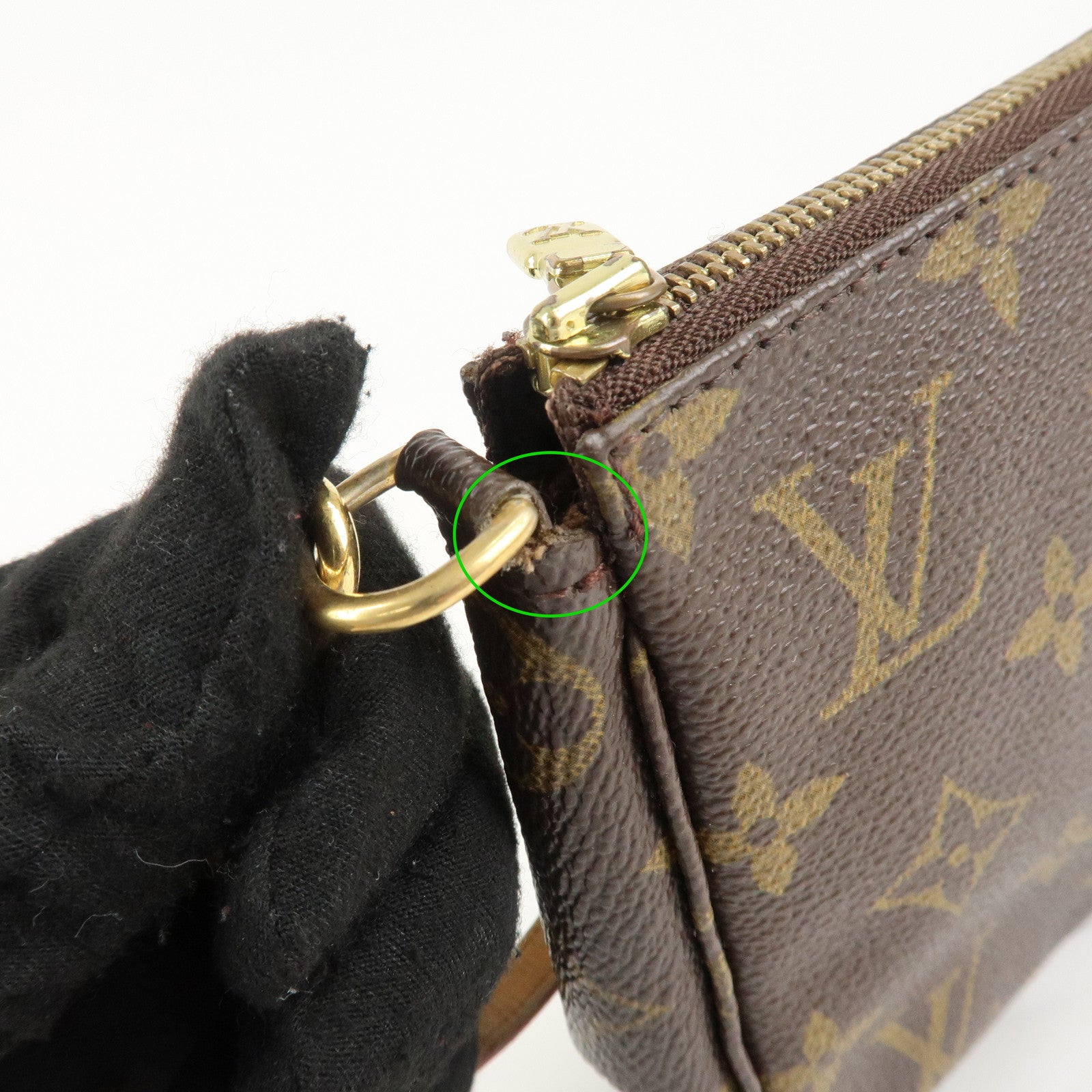 Louis Vuitton Monogram Pochette Accessoires Pouch M51980 Used