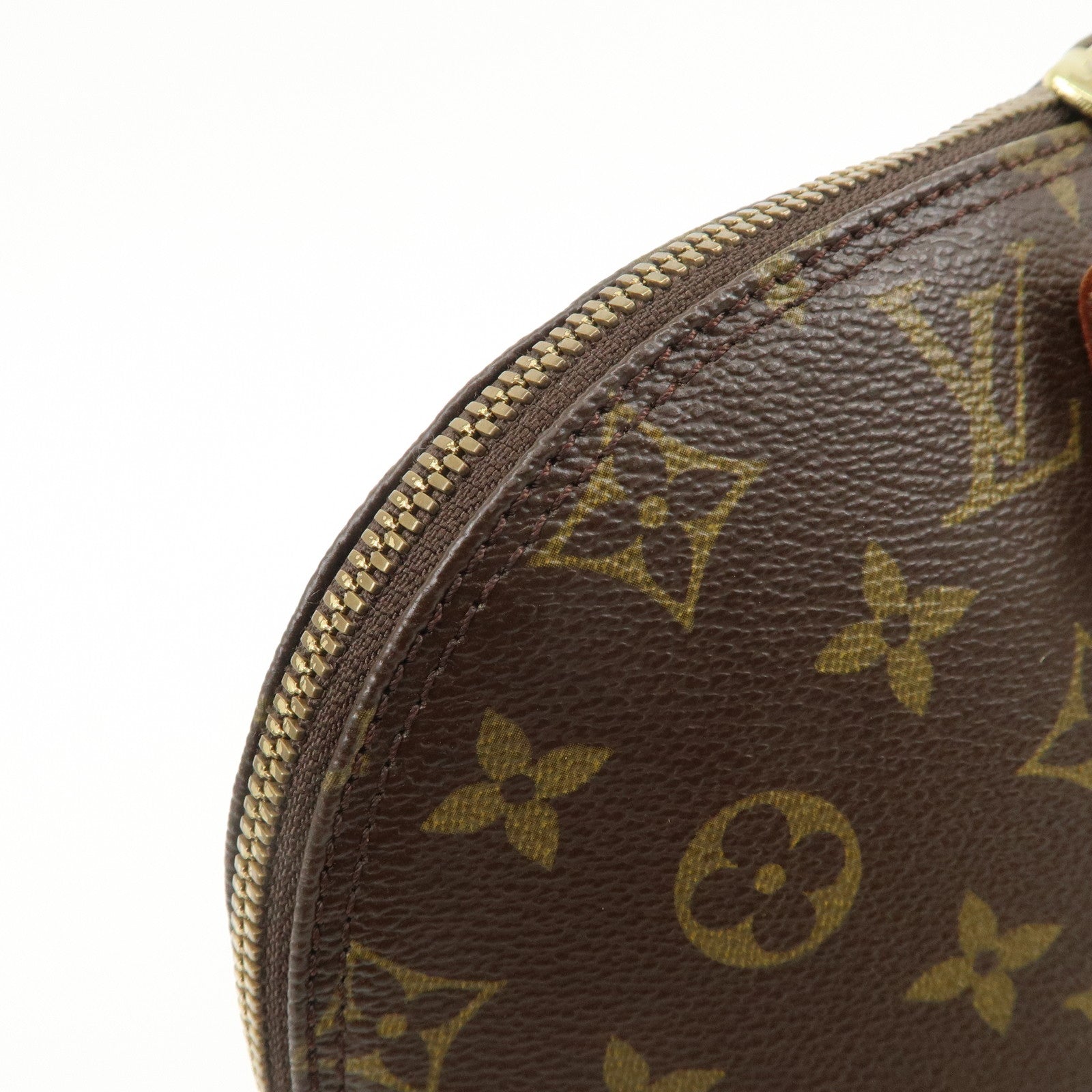 Louis Vuitton Monogram Alma Hand Bag Brown M51130 Used