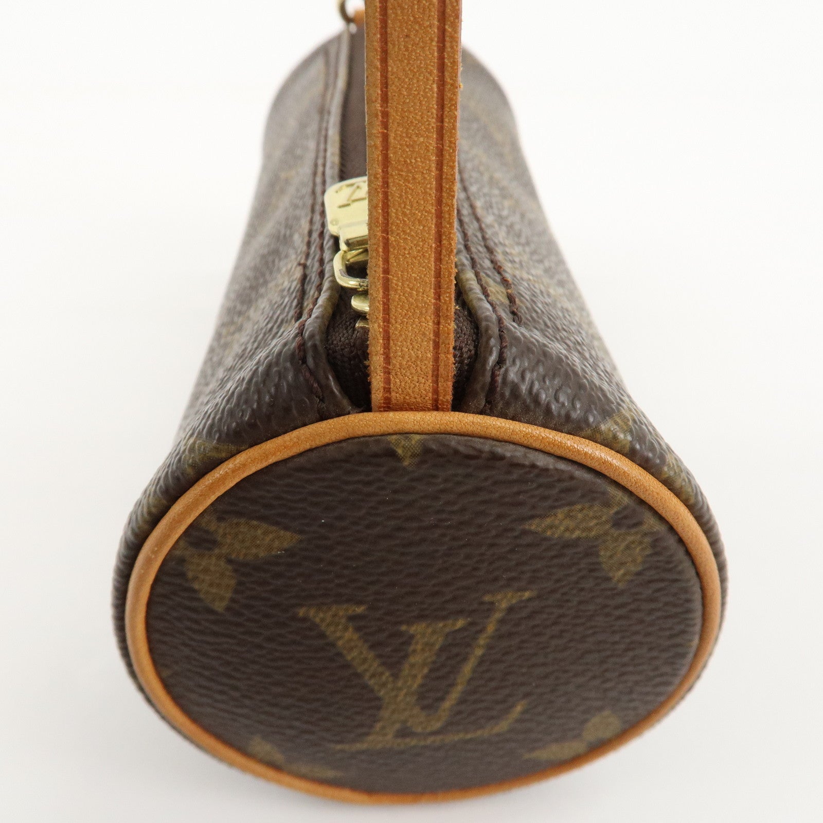 Louis Vuitton Monogram Mini Pouch for Papillon Bag New Style Brown Used