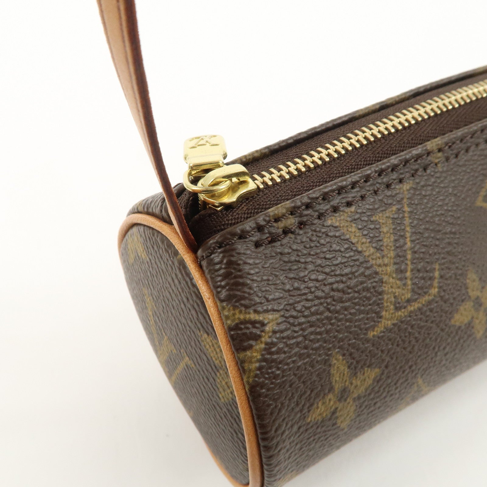 Louis Vuitton Monogram Pouch for Papillon Bag Hand Bag Brown Used