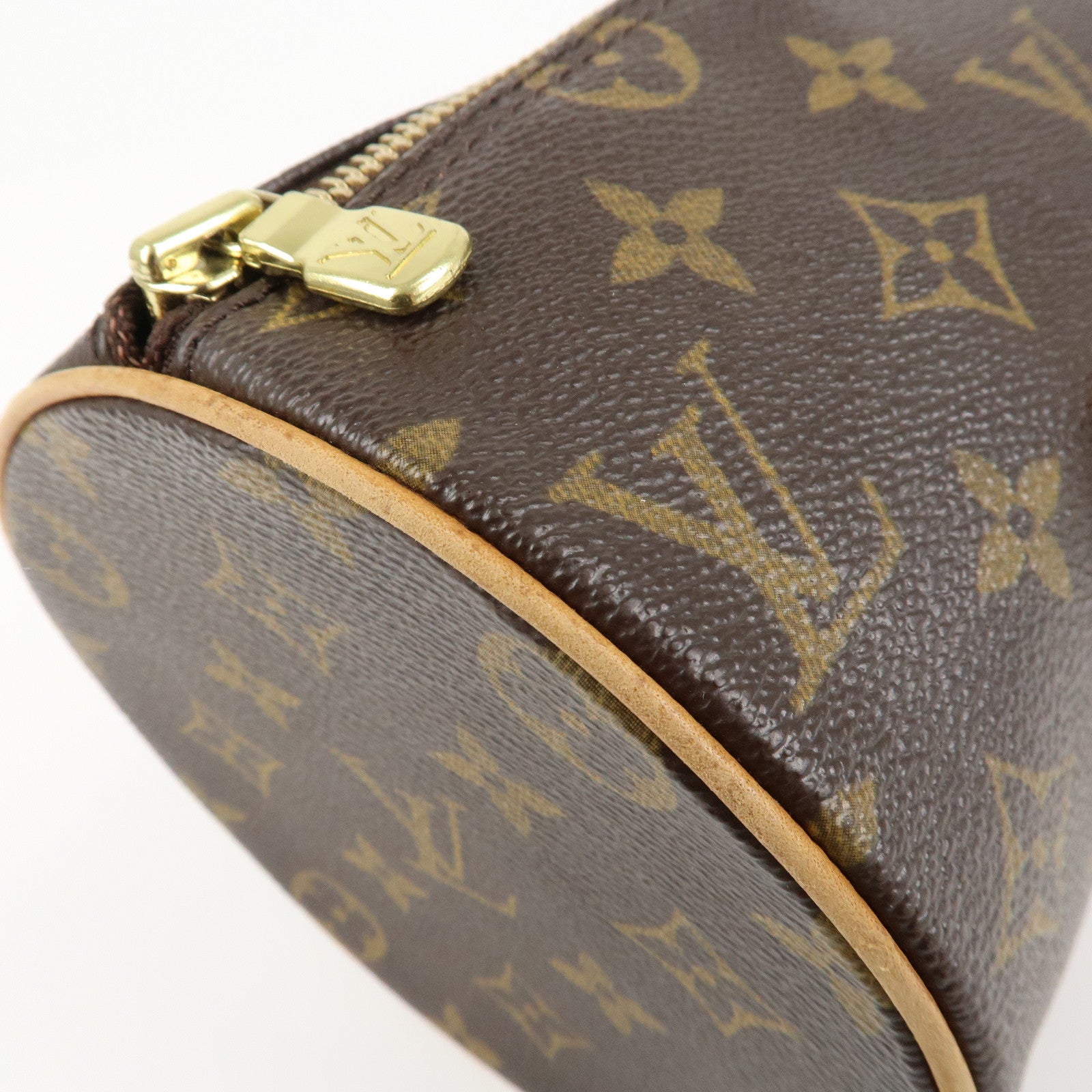 Louis Vuitton Monogram Papillon 26 Hand Bag Brown M51386 Used