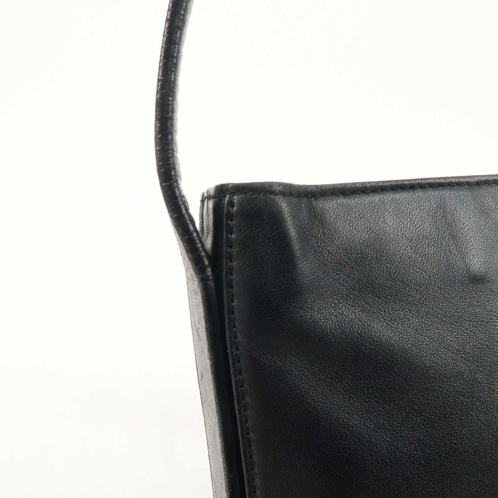 LOEWE Leather Shoulder Bag Black