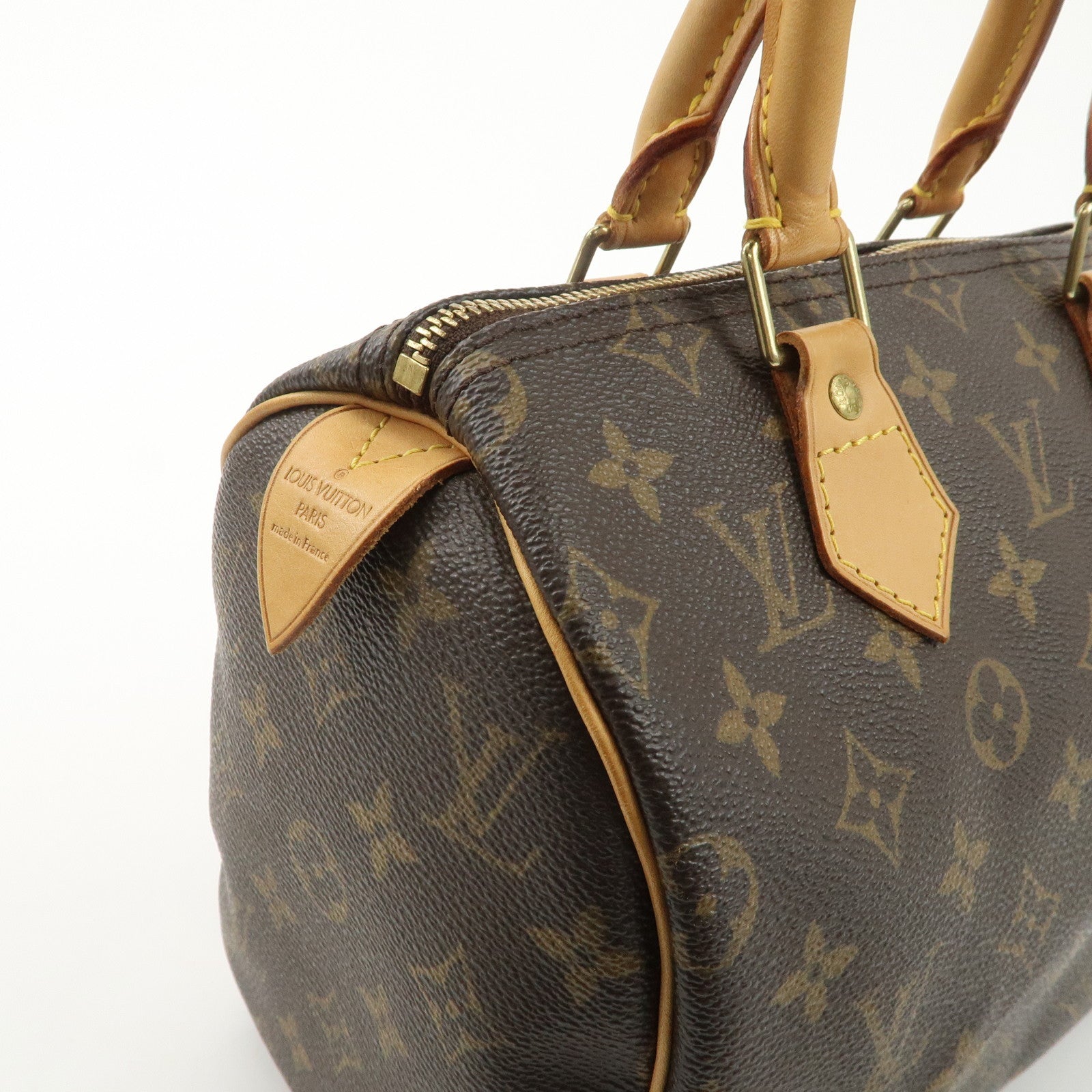 Louis Vuitton Monogram Speedy 25 Hand Bag Boston Bag M41528 Used