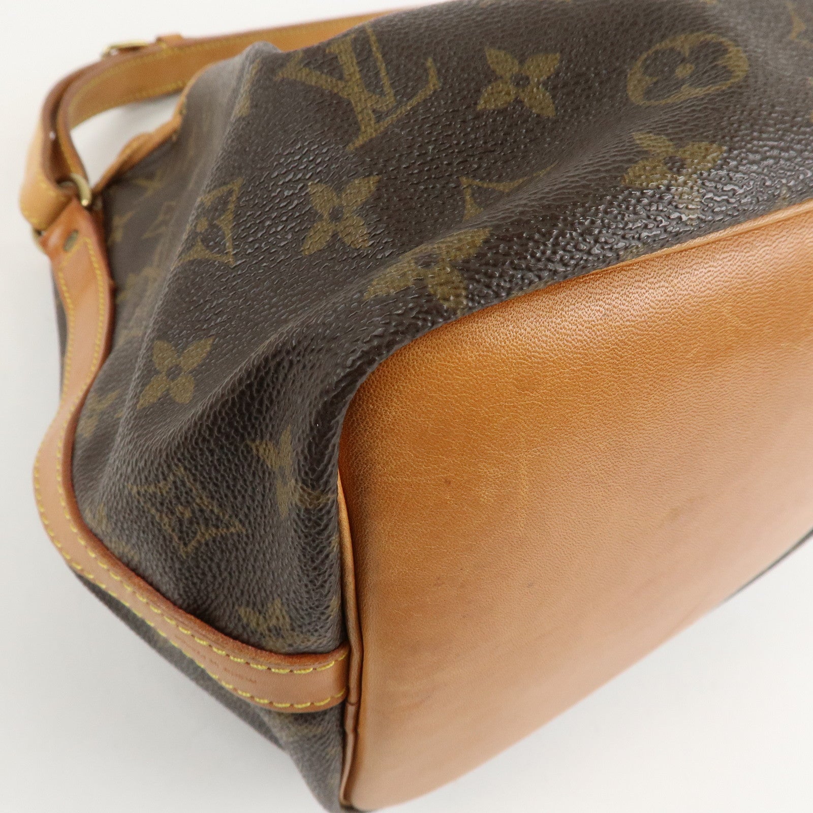 Louis Vuitton Monogram Petit Noe Shoulder Bag Brown M42226