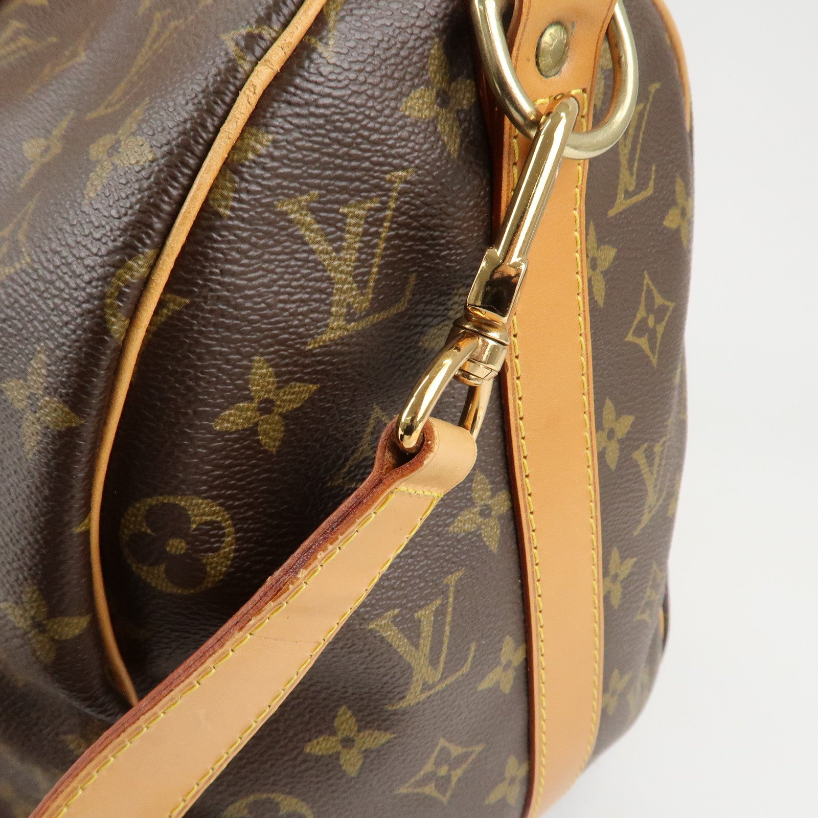 Louis Vuitton Monogram Keep All Bandouliere 45 Boston Bag M41418